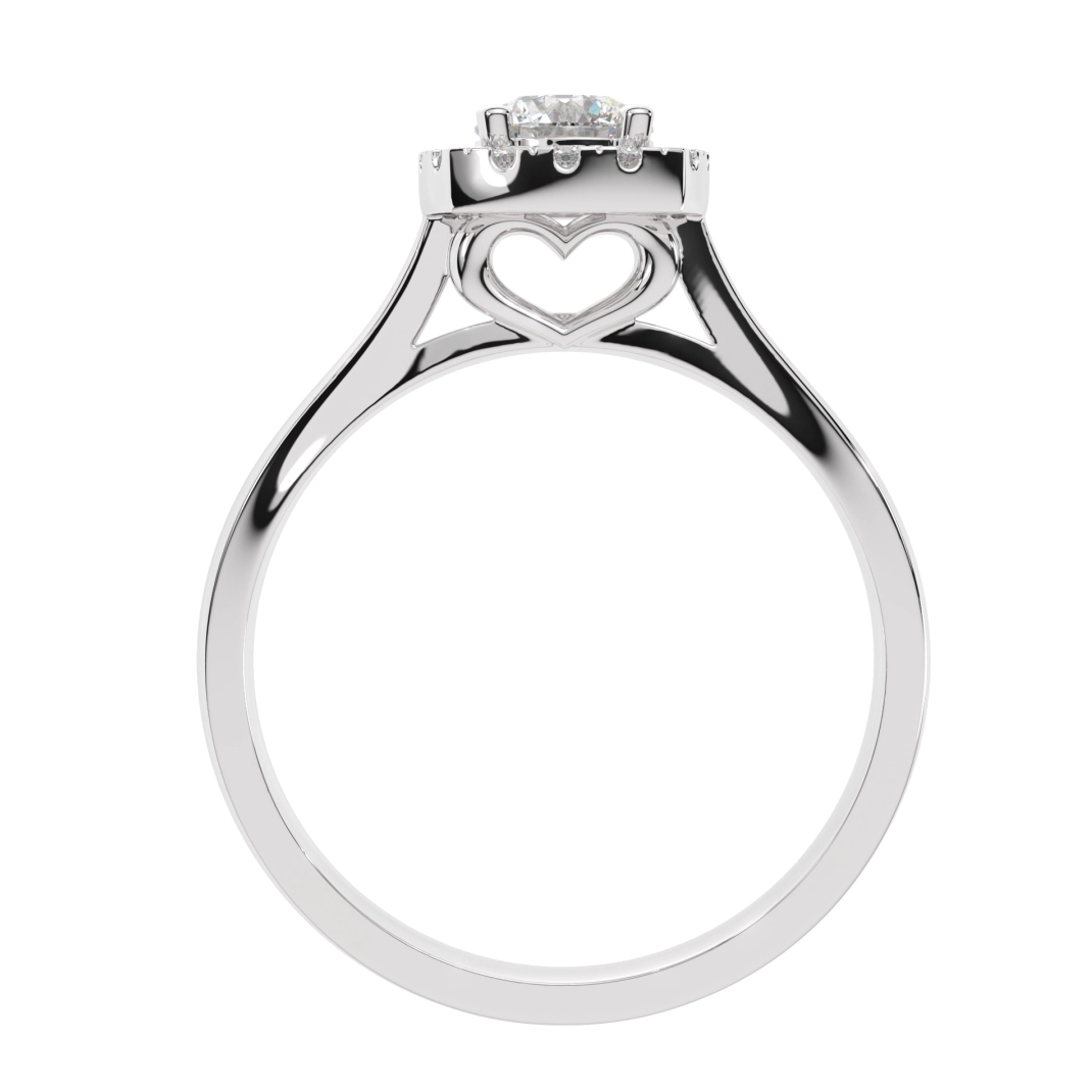 Lab Grown Diamond Valentines Edition Halo Cluster Ring