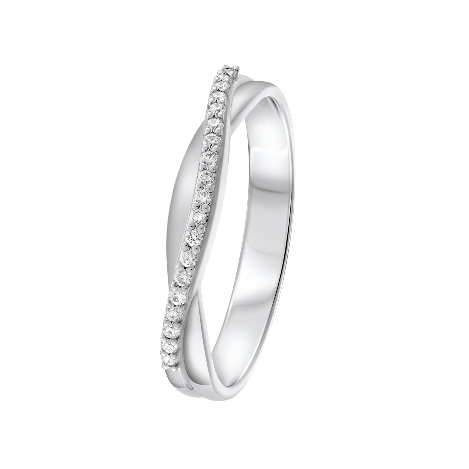 Diamond Shaped Wedding Ring. 0.09ct