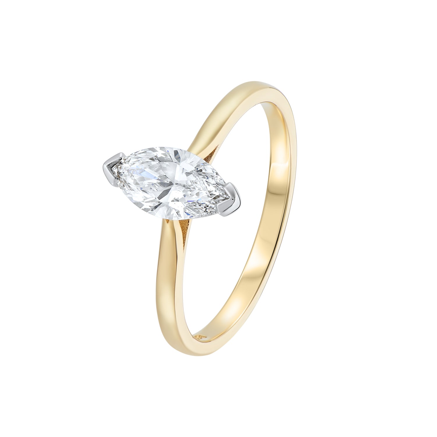 Lab Grown Diamond Marquise Solitaire 0.75CT