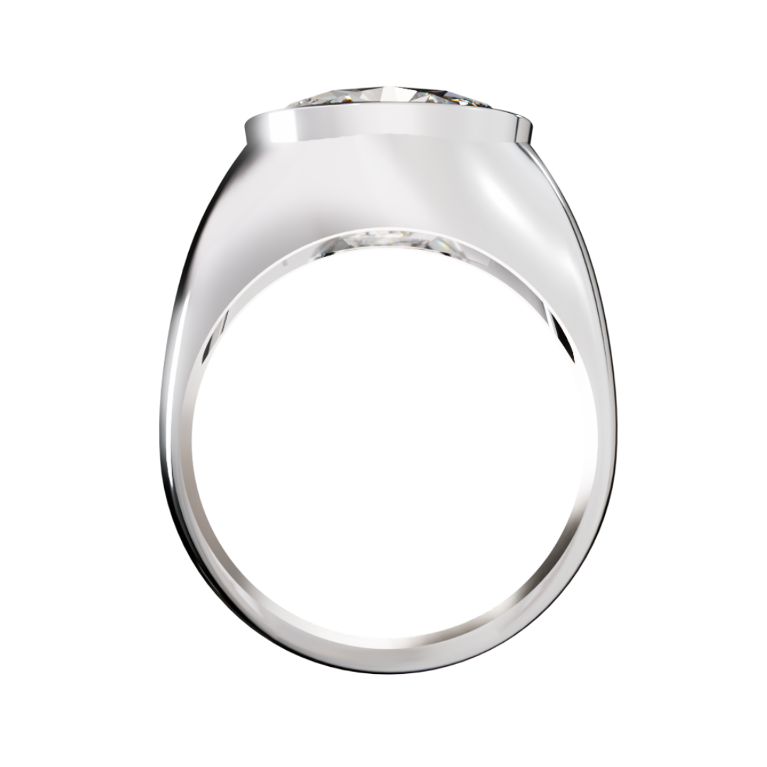 Lab Grown Diamond Oval East West Ring