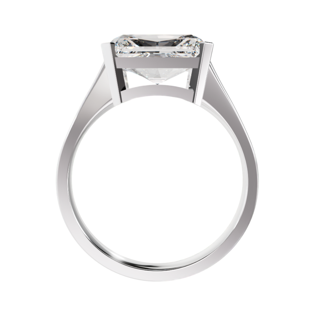 Lab Grown Diamond Radiant East West Ring
