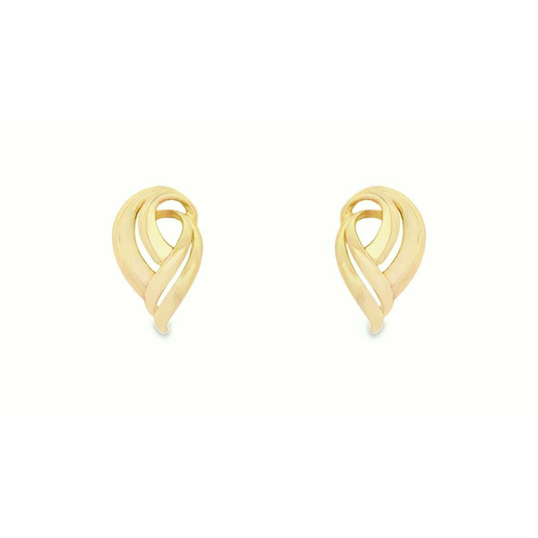 Plain Gold Earrings