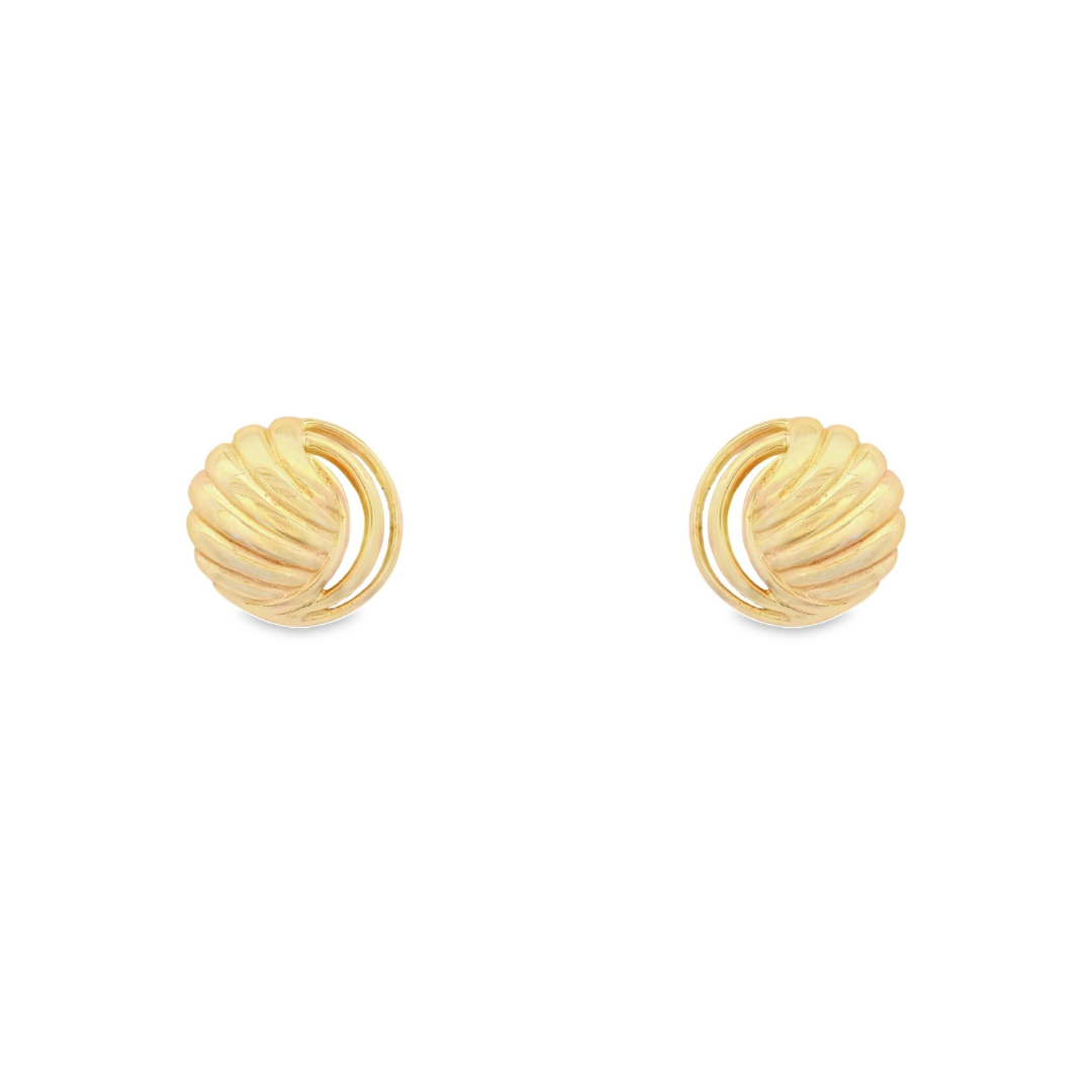 Plain Gold Earrings