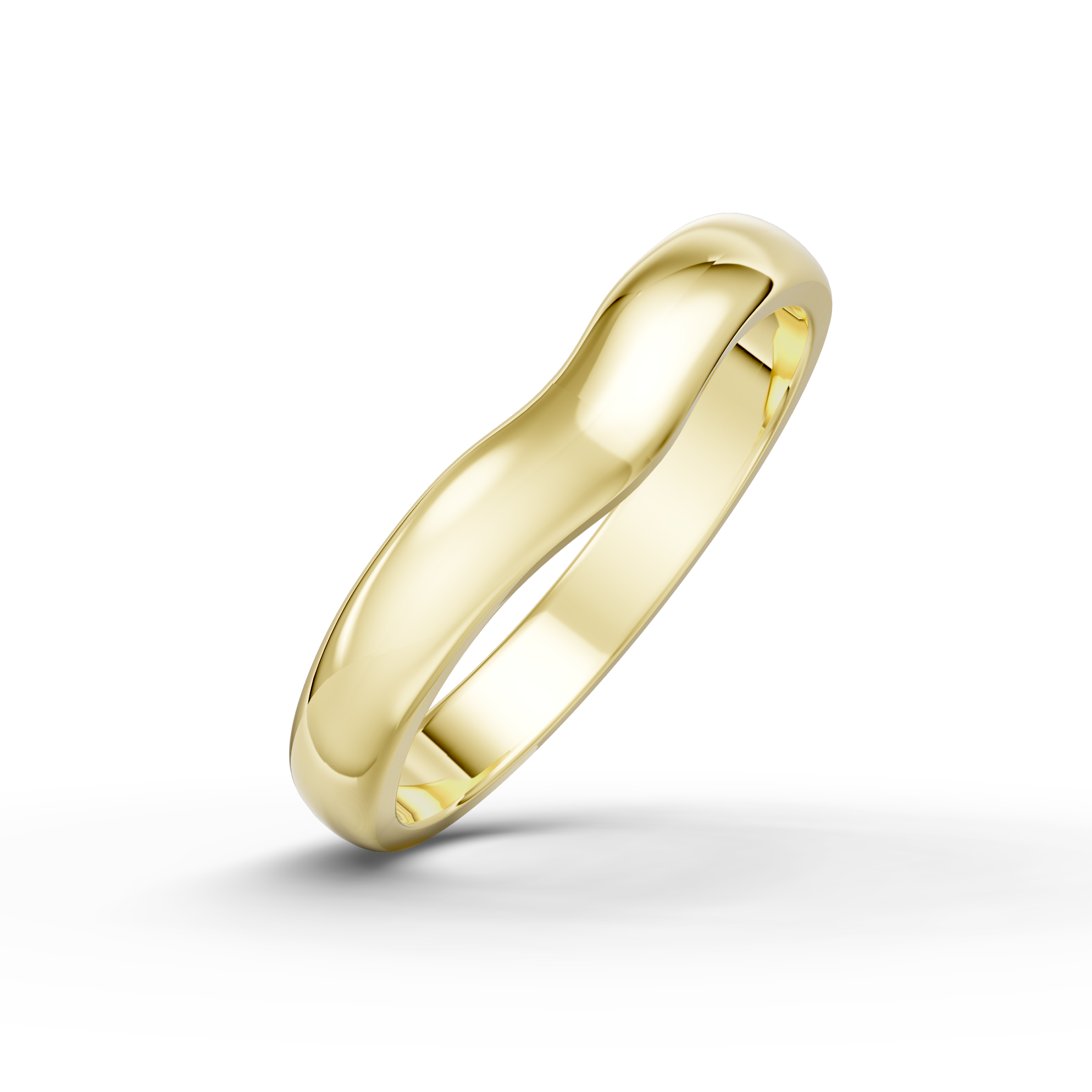 Shaped Wedding Band