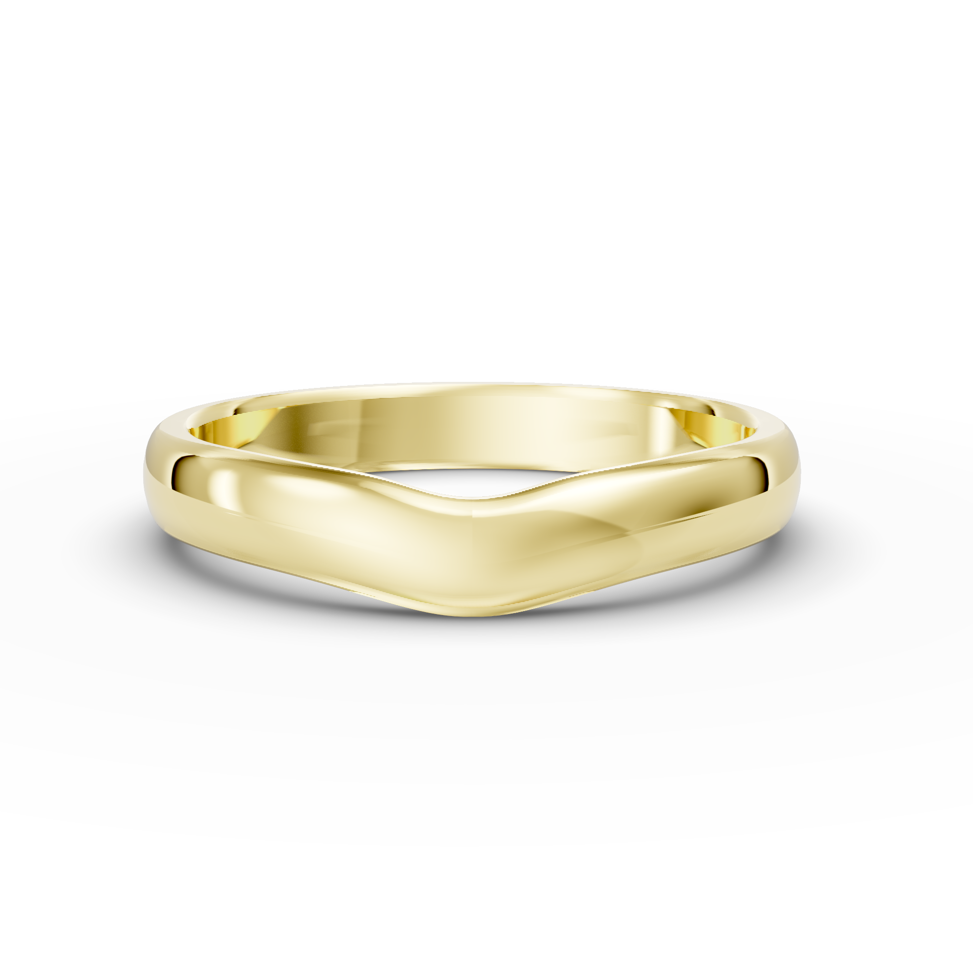 Shaped Wedding Band