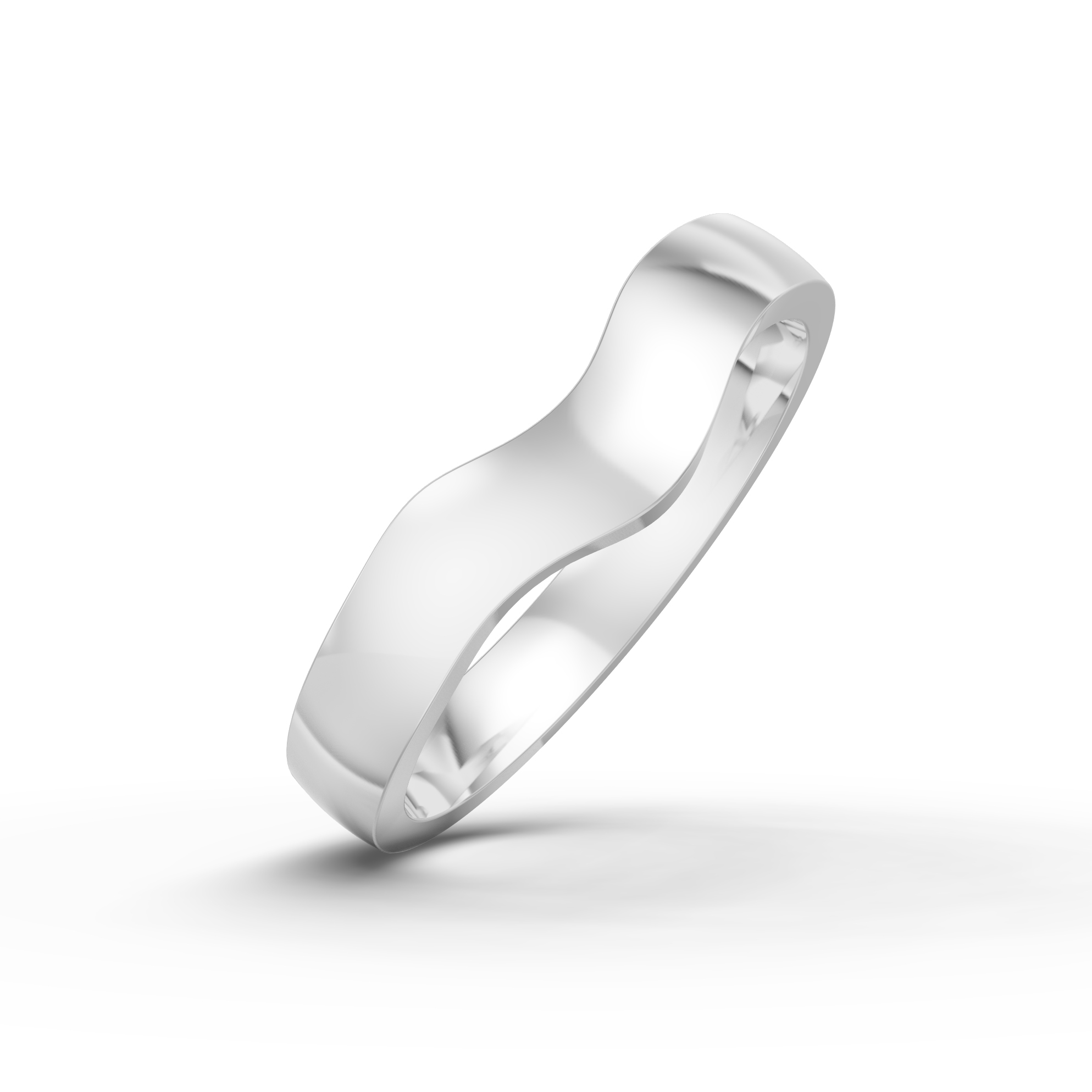 Shaped Wedding Band