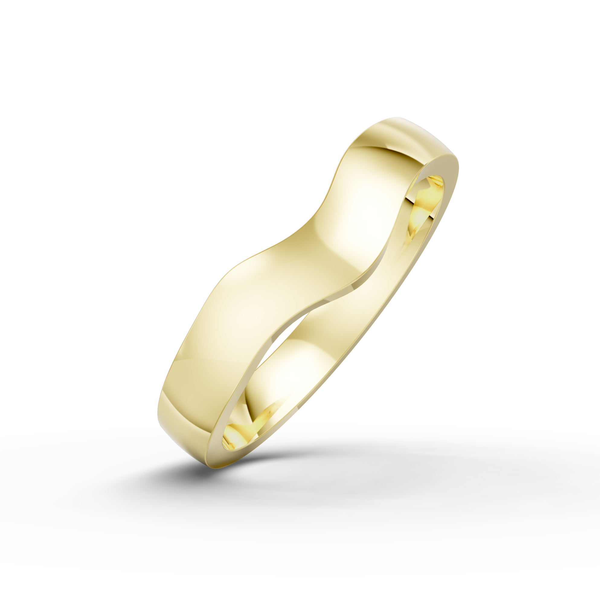 Shaped Wedding Band