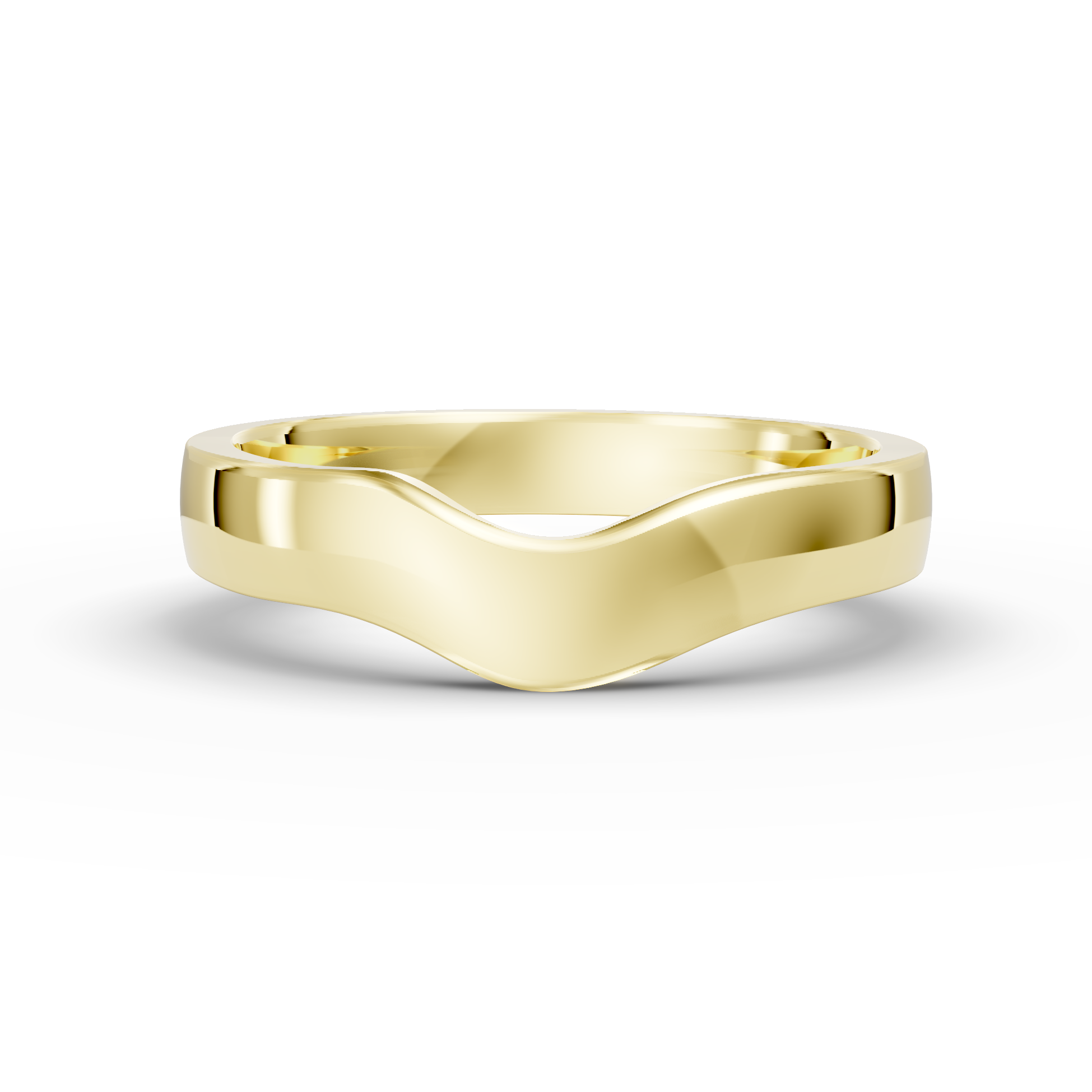 Shaped Wedding Band