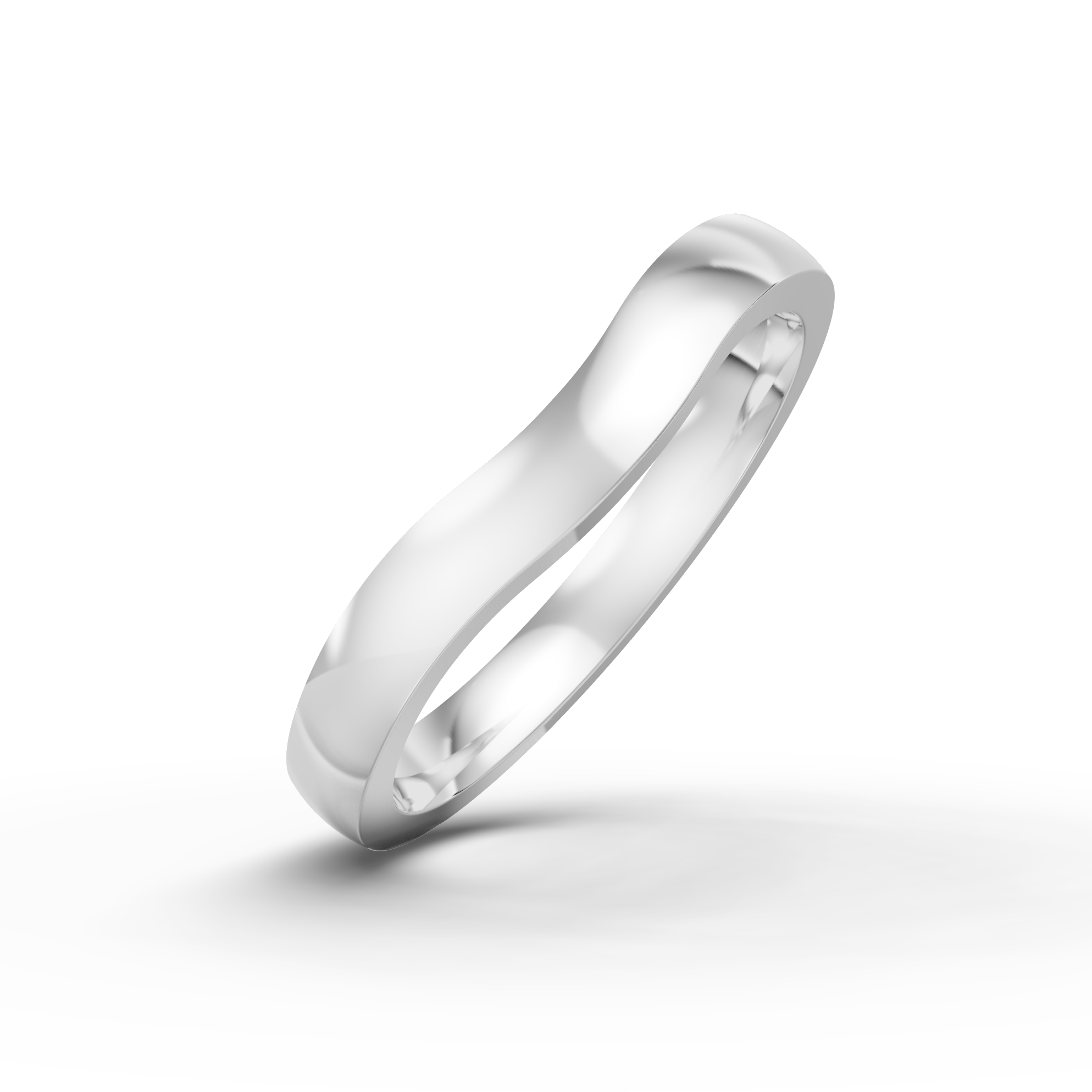 Shaped Wedding Band
