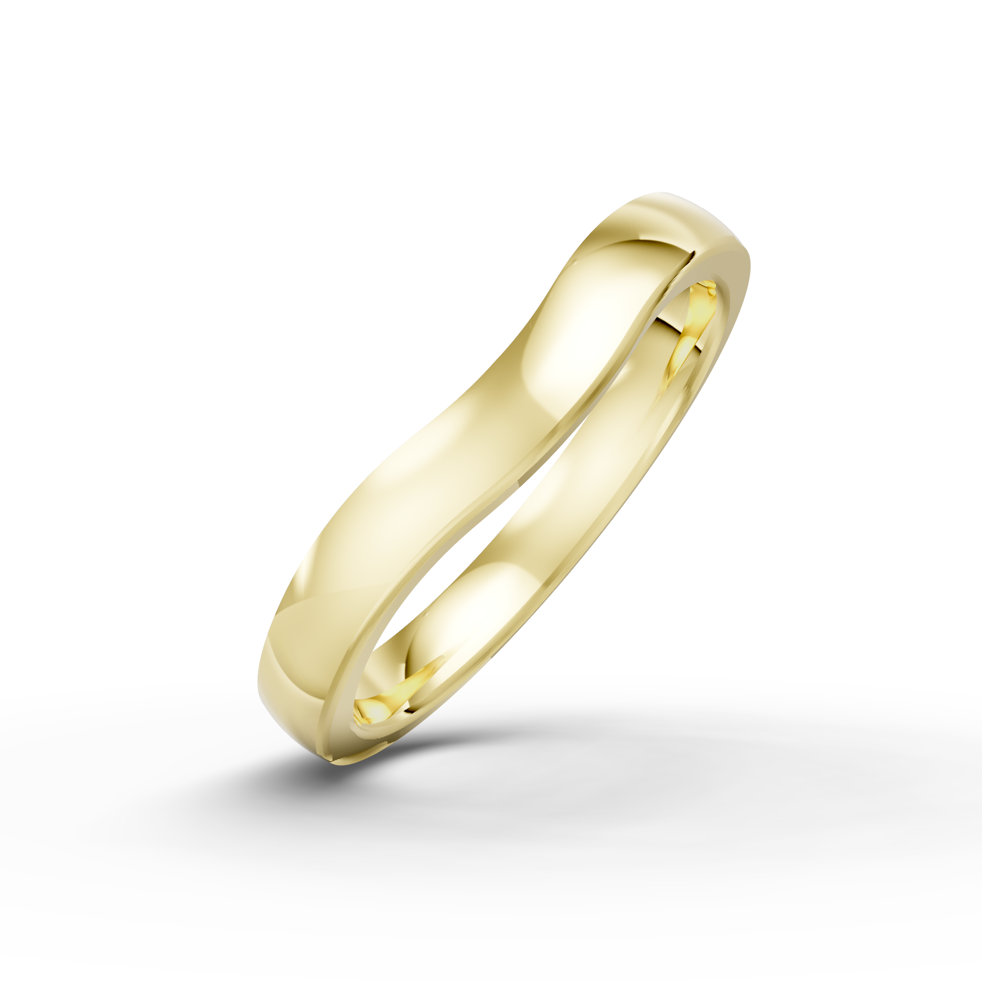 Shaped Wedding Band