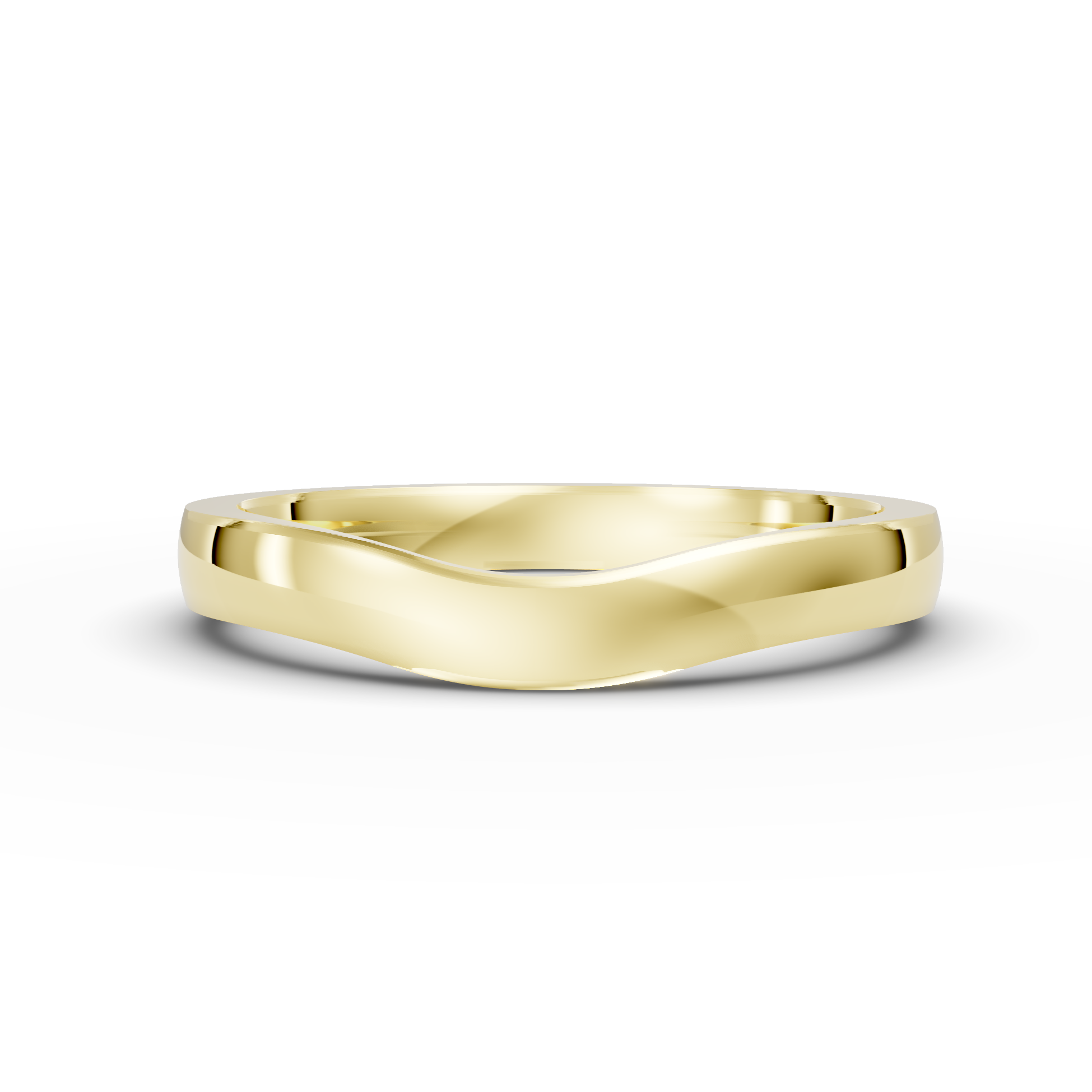 Shaped Wedding Band