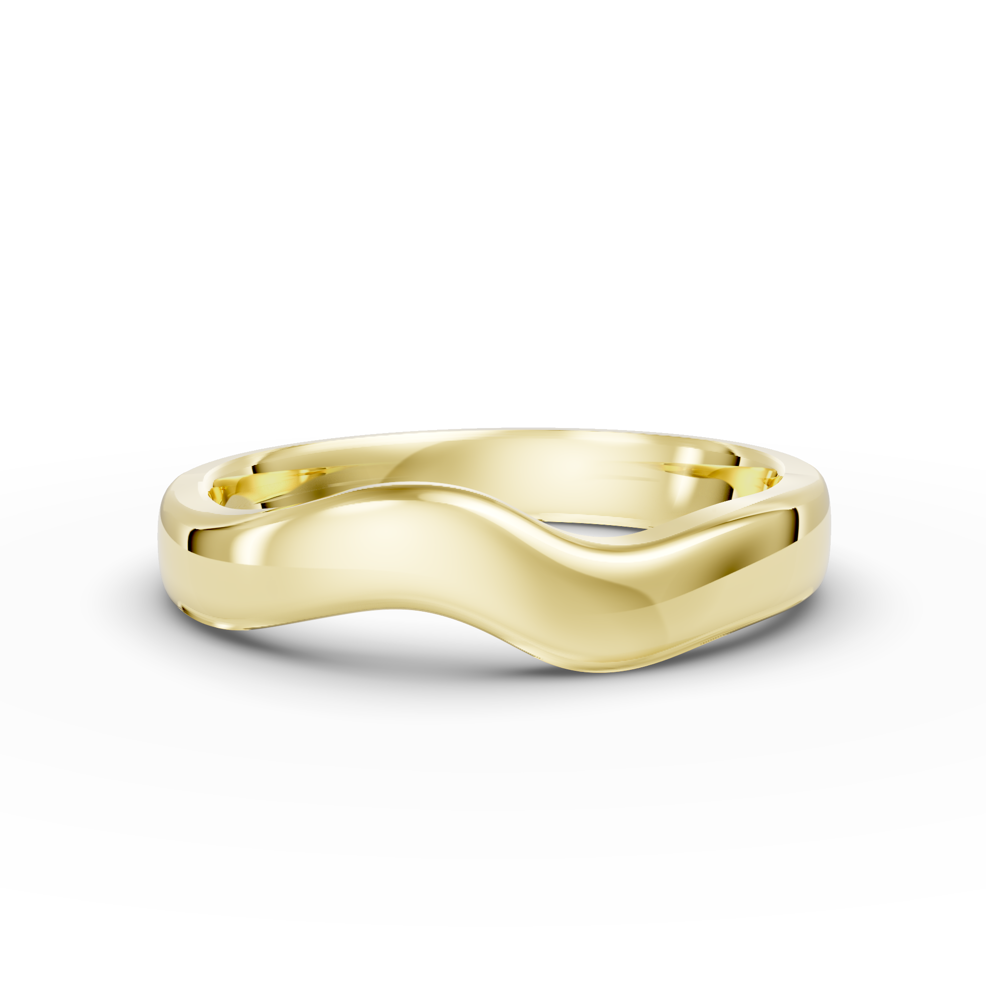 Shaped Wedding Band