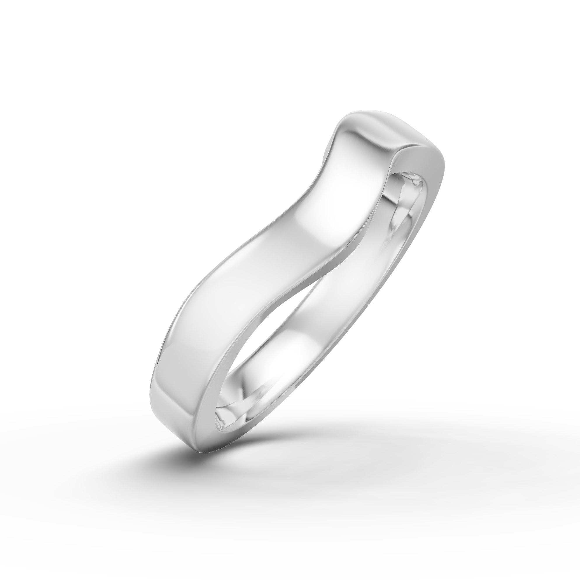 Shaped Wedding Band