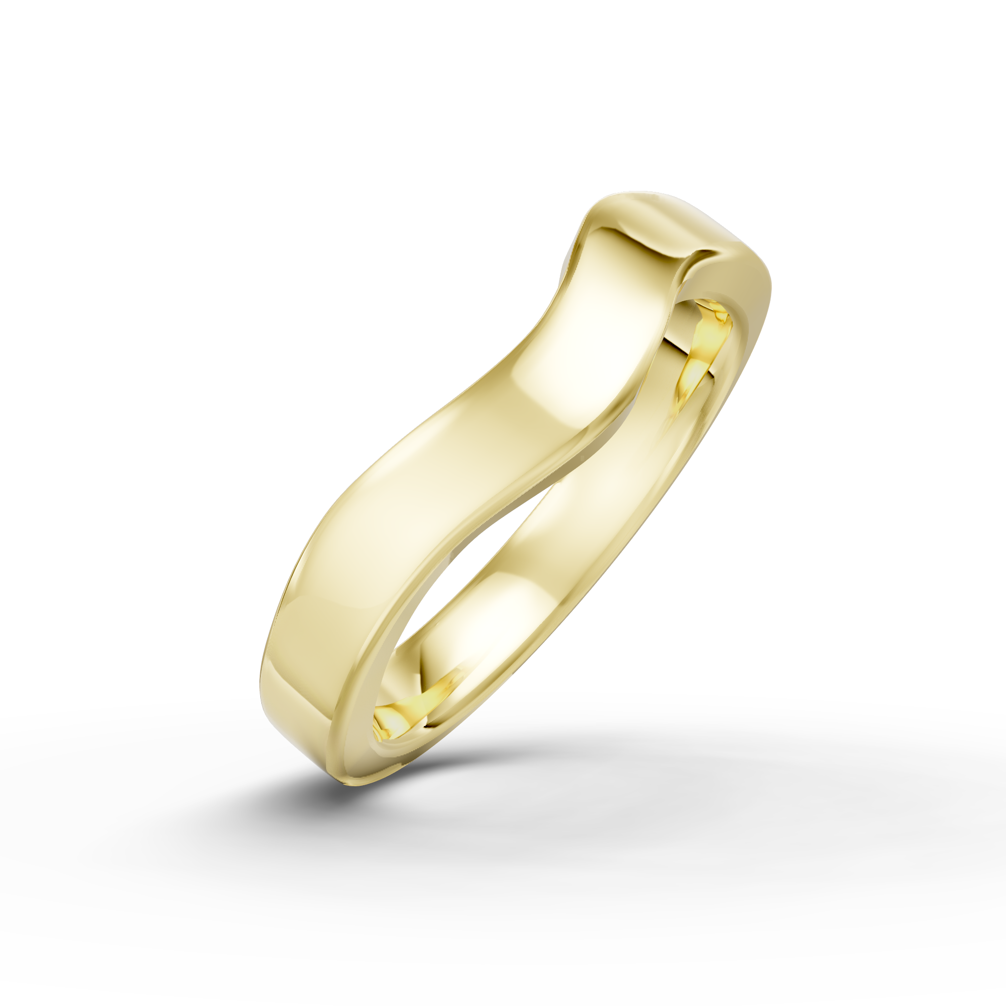 Shaped Wedding Band