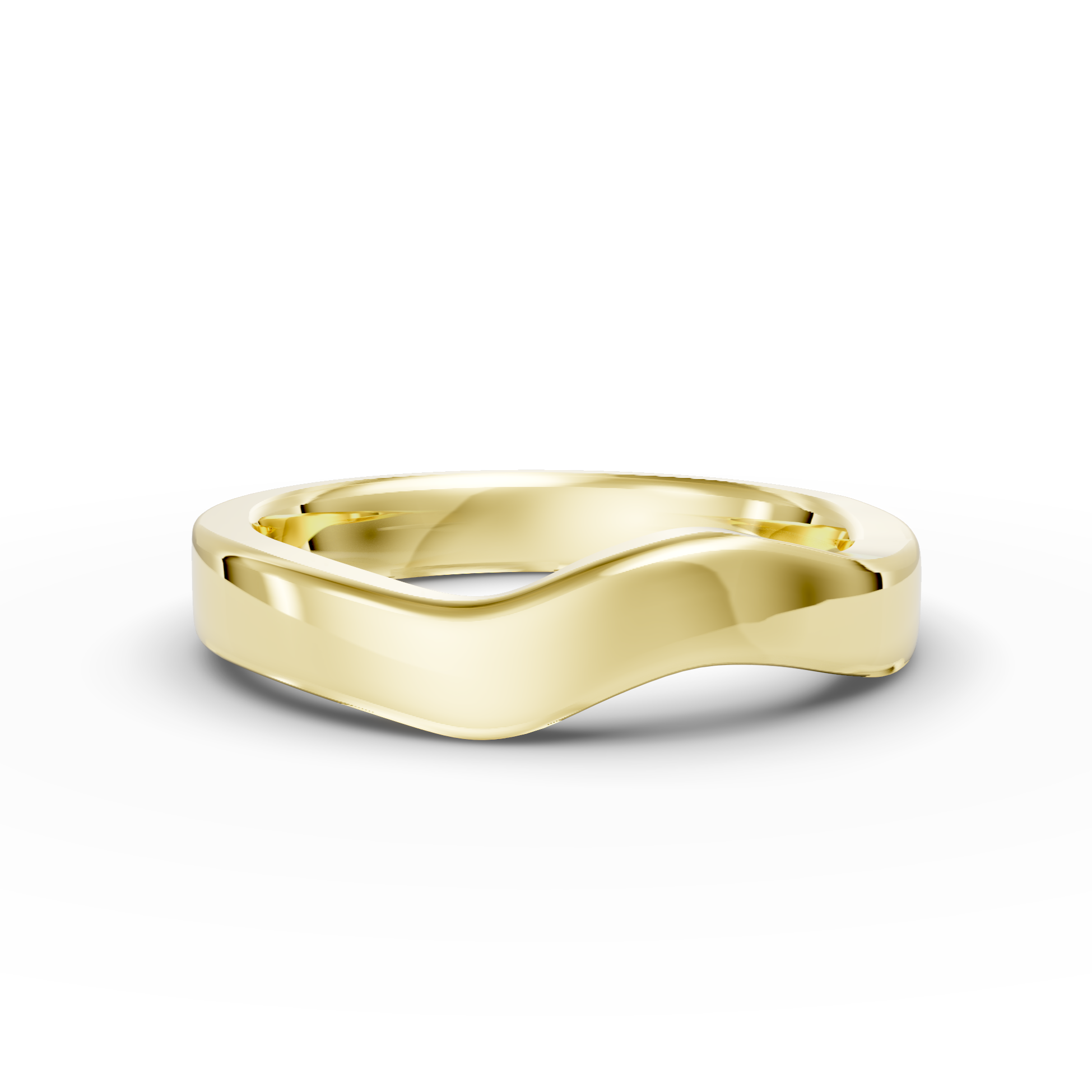 Shaped Wedding Band
