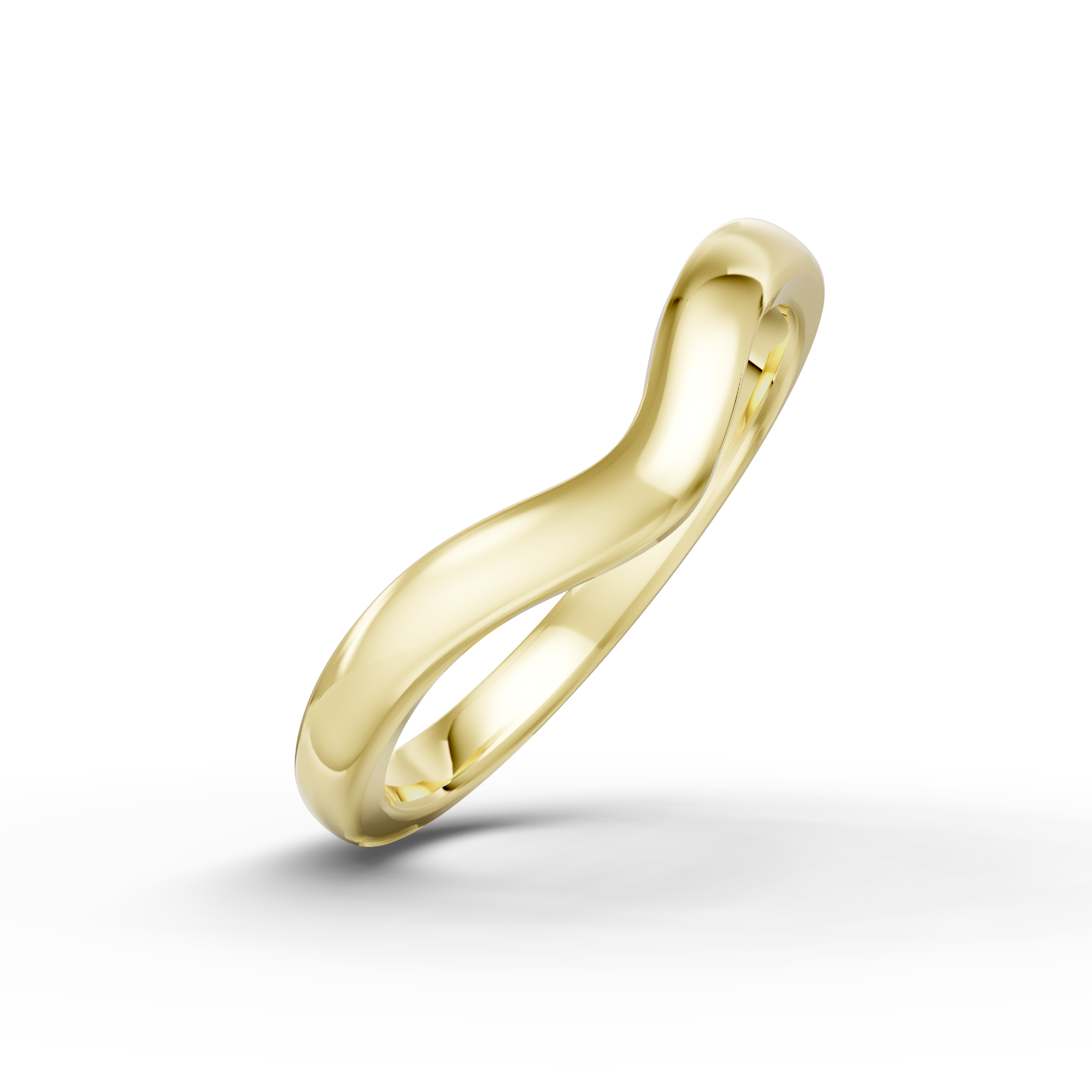 Shaped Wedding Band