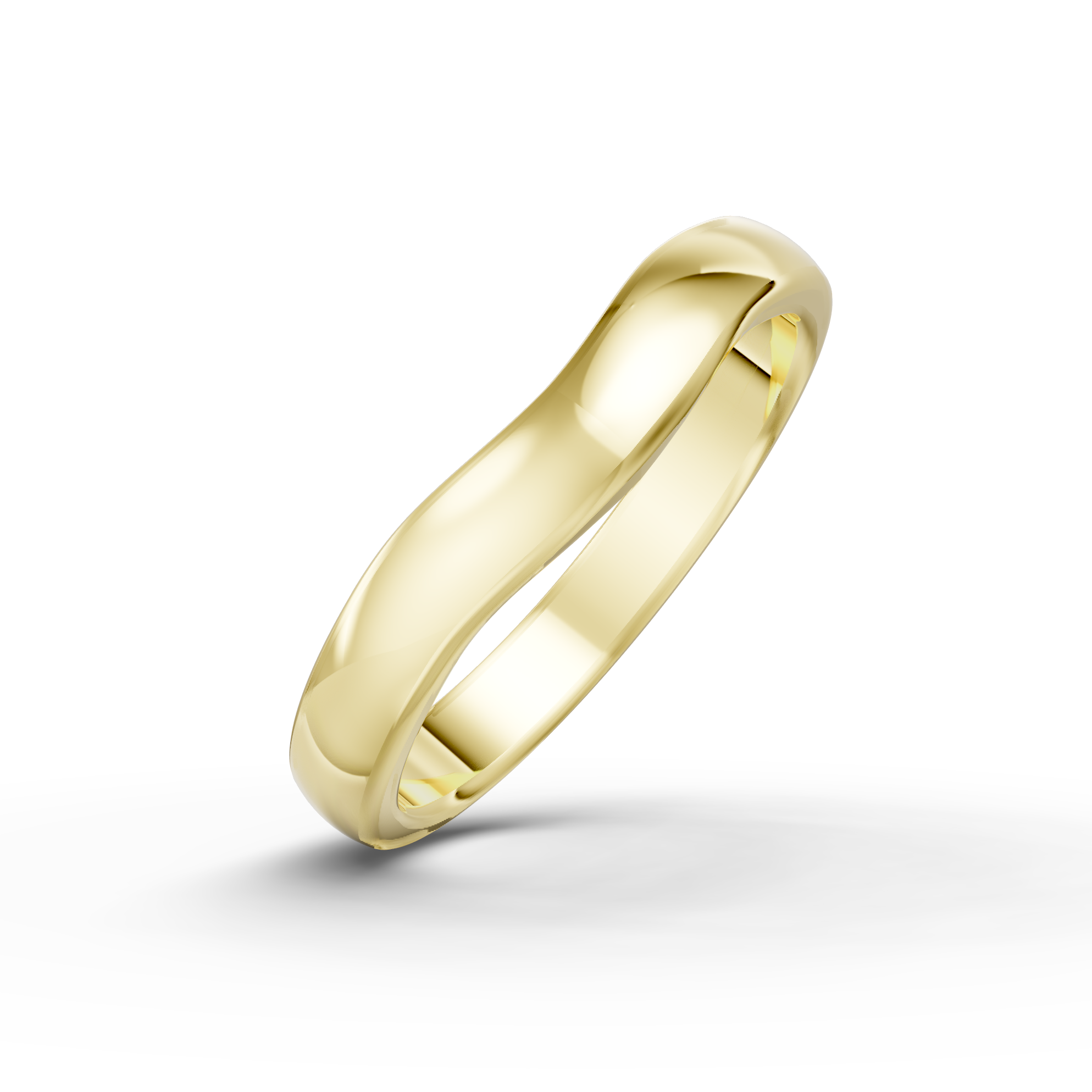 Shaped Wedding Band