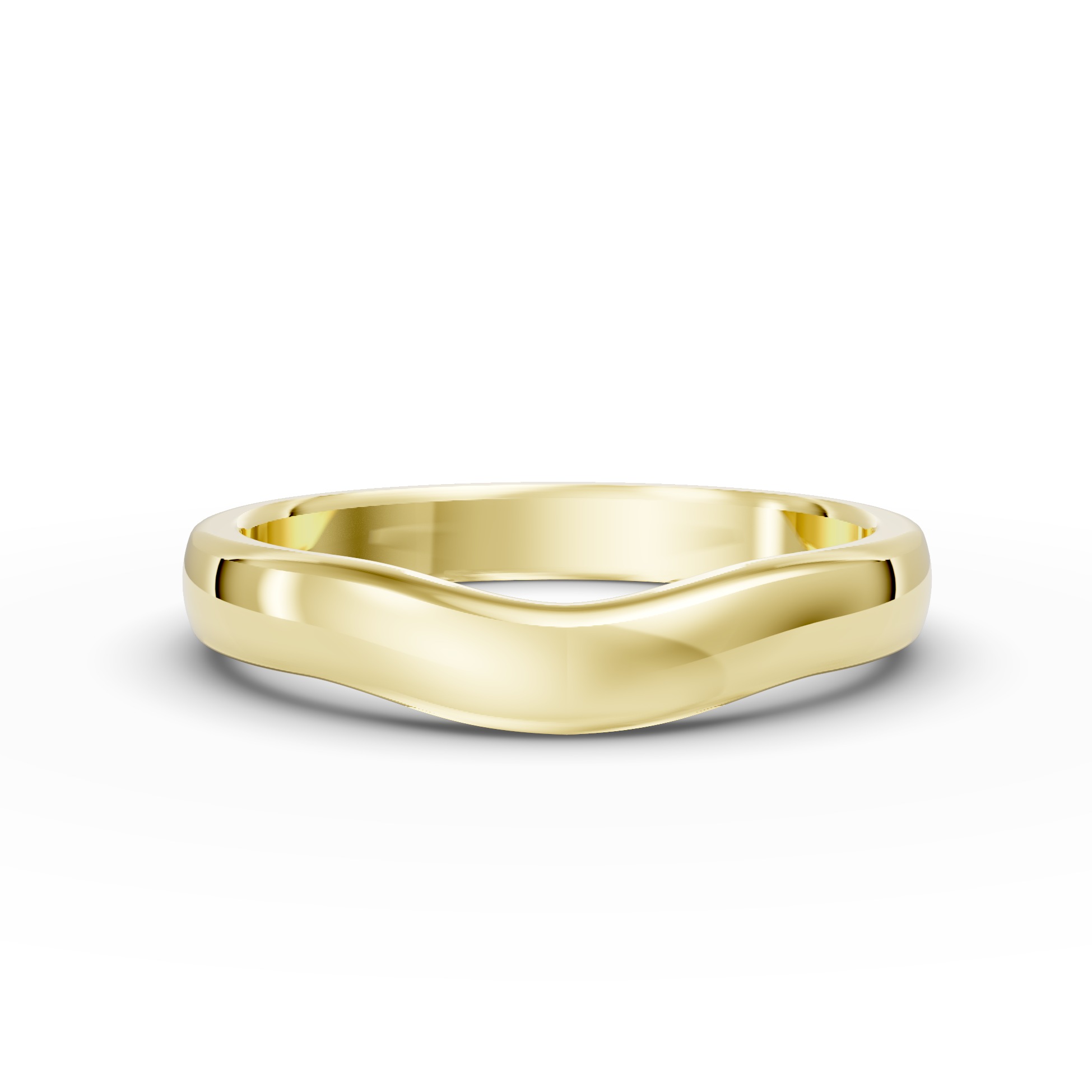 Shaped Wedding Band