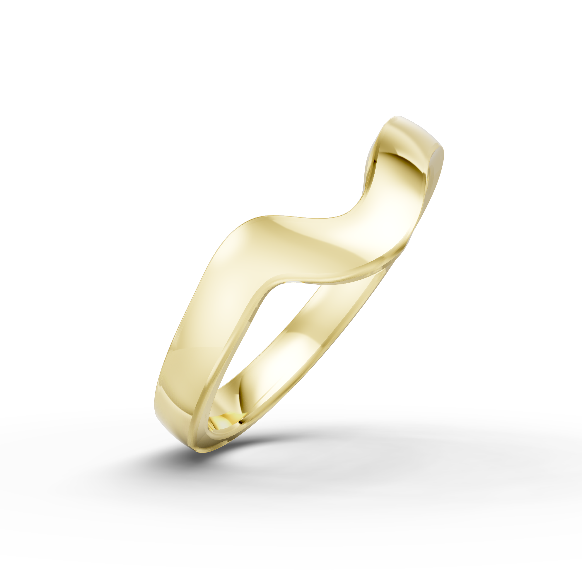 Shaped Wedding Band