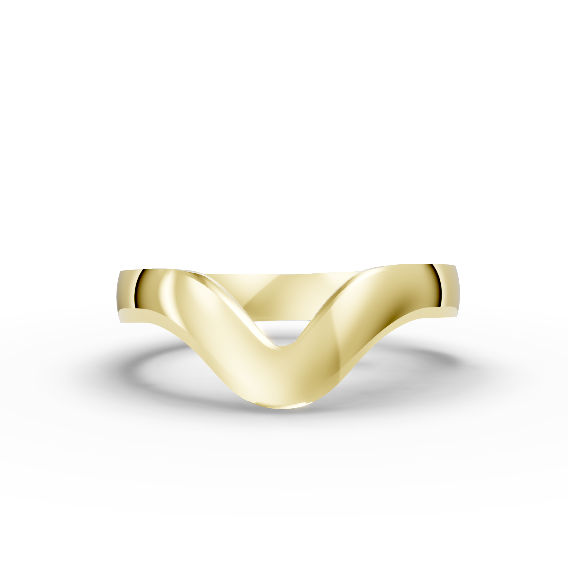 Shaped Wedding Band