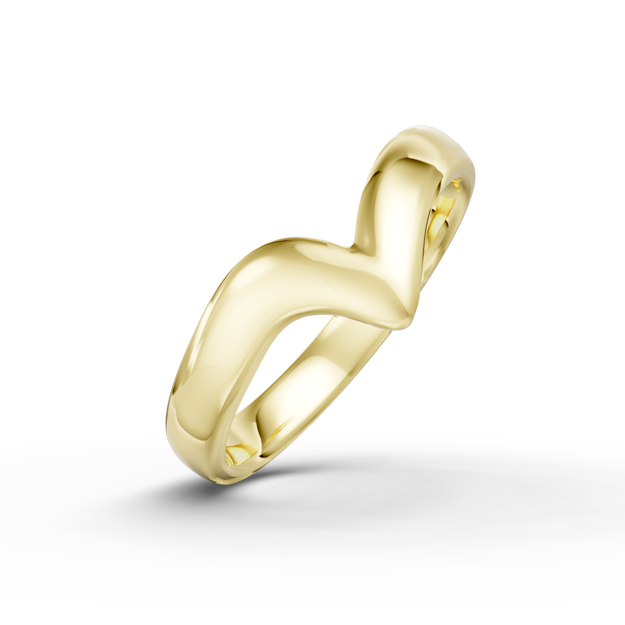 Shaped Wedding Band