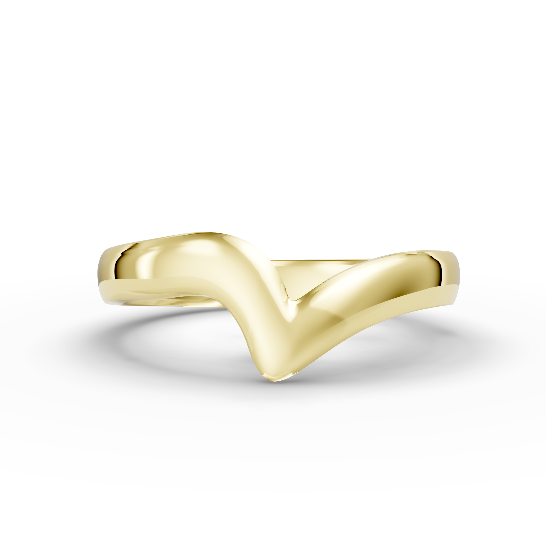 Shaped Wedding Band