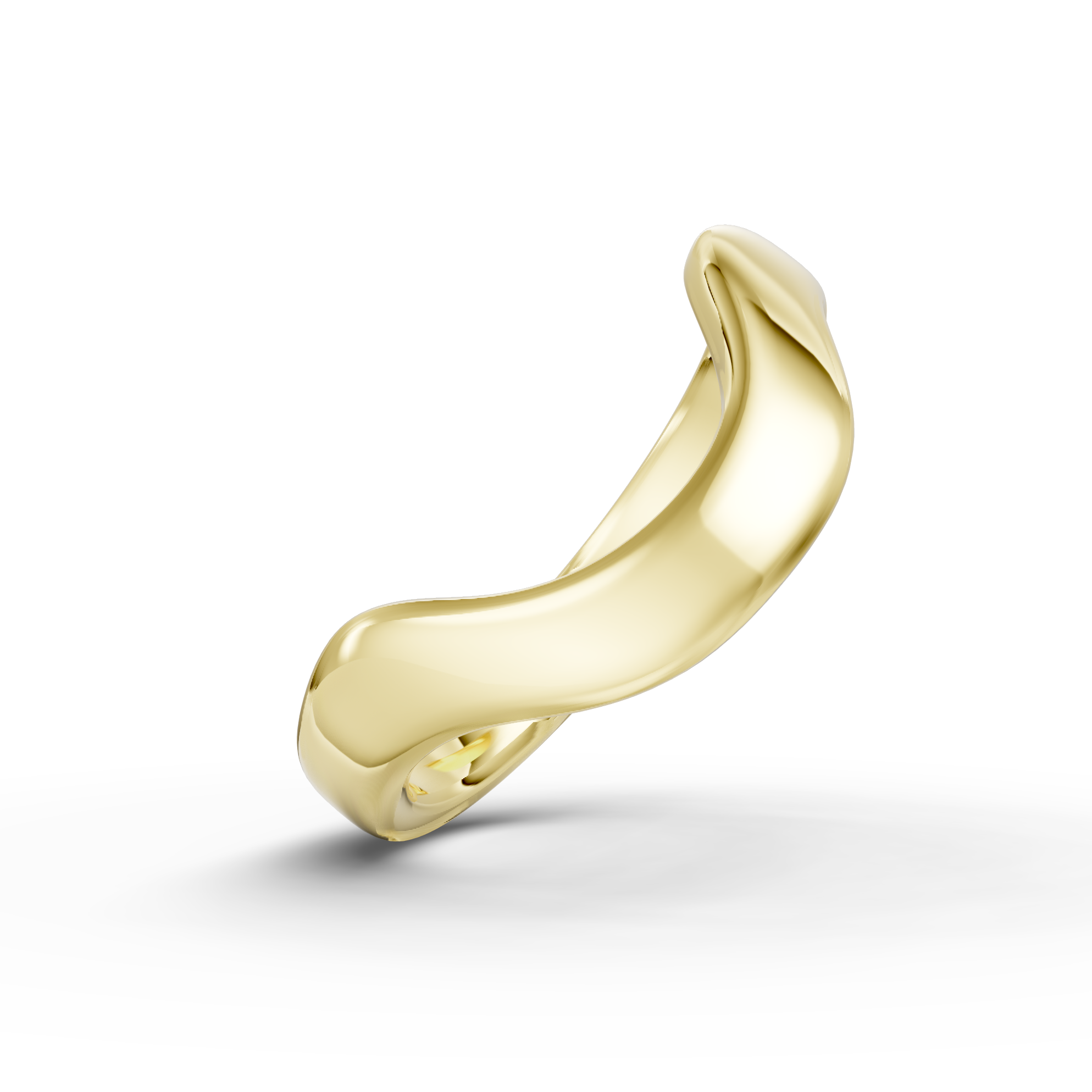 Shaped Wedding Band