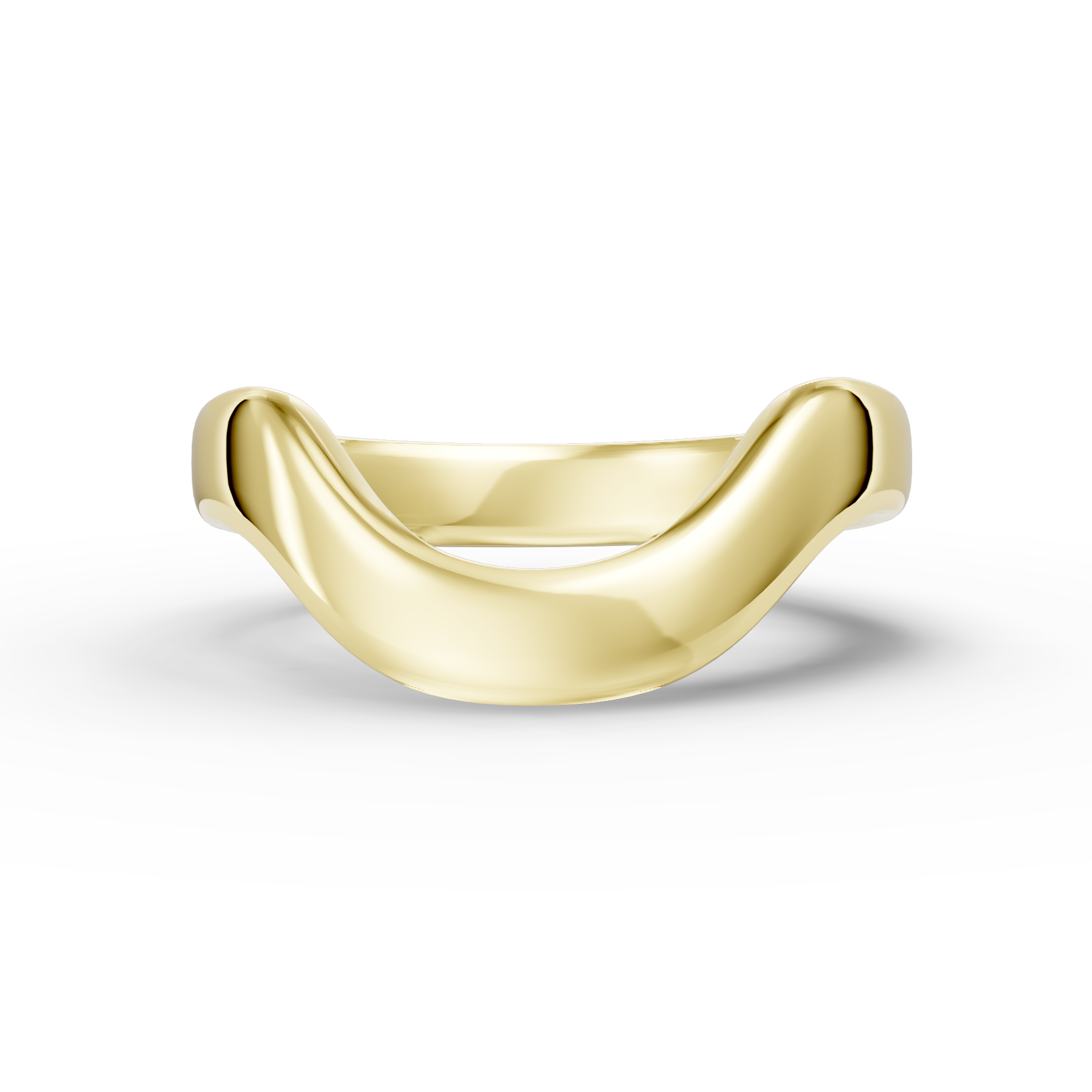 Shaped Wedding Band