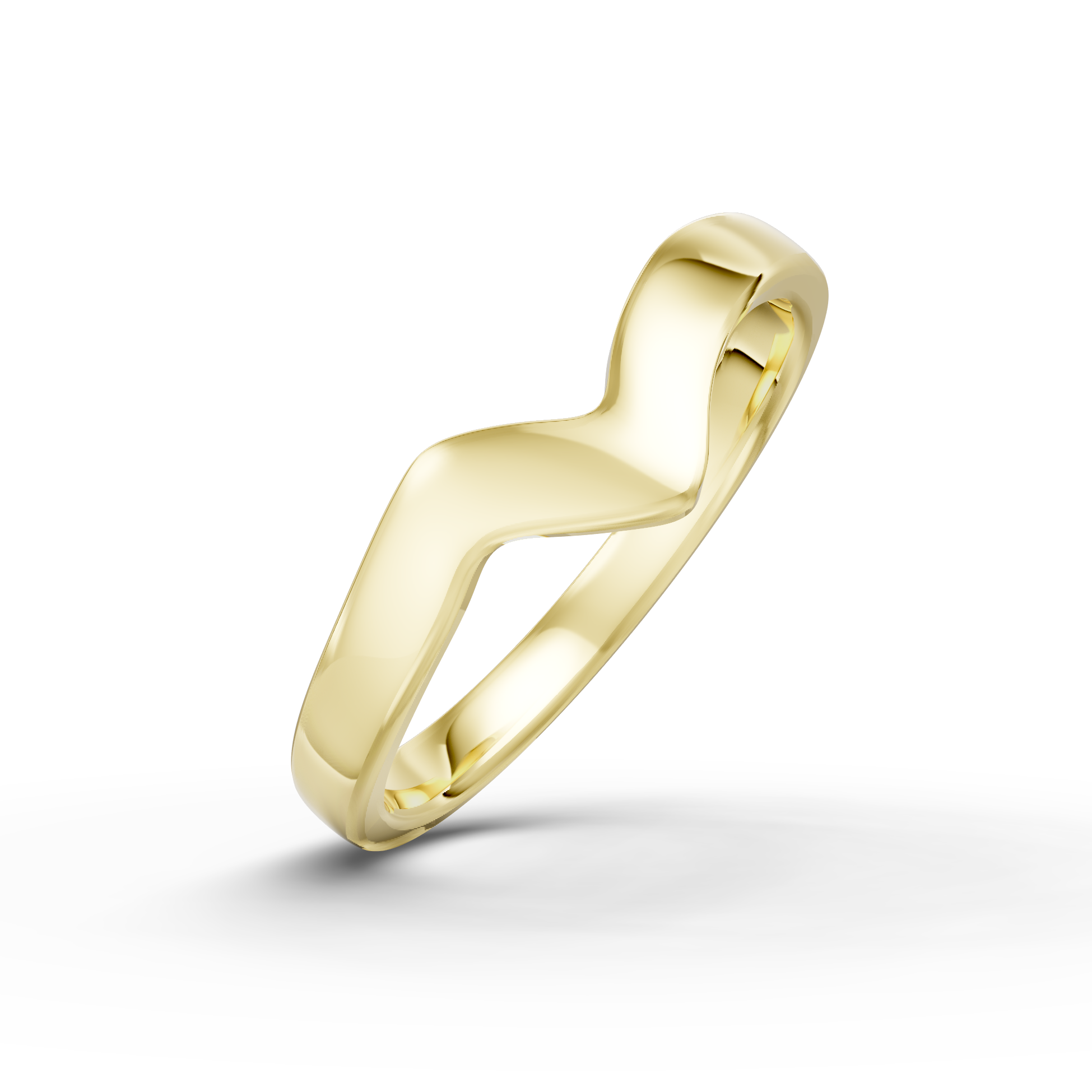 Shaped Wedding Band