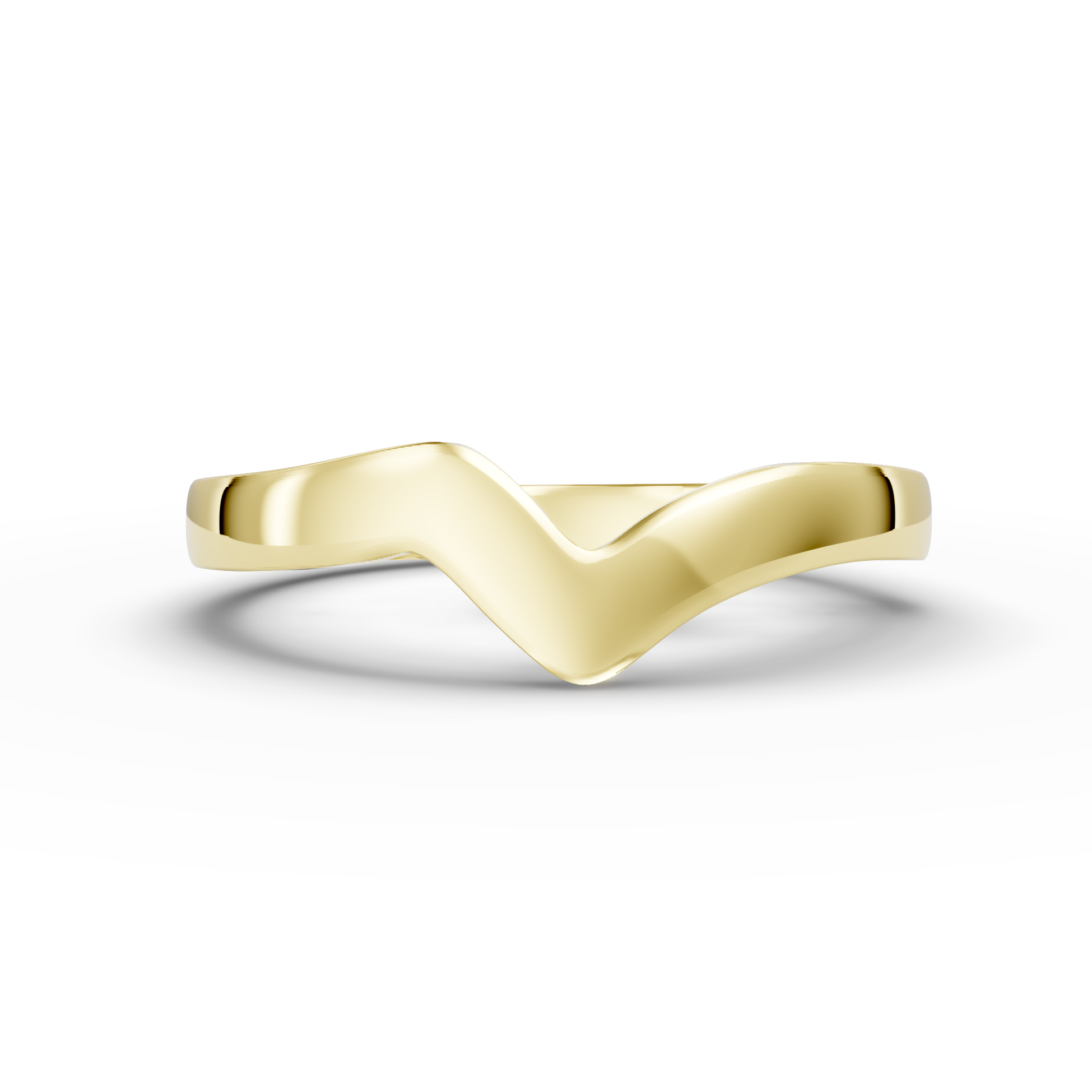 Shaped Wedding Band