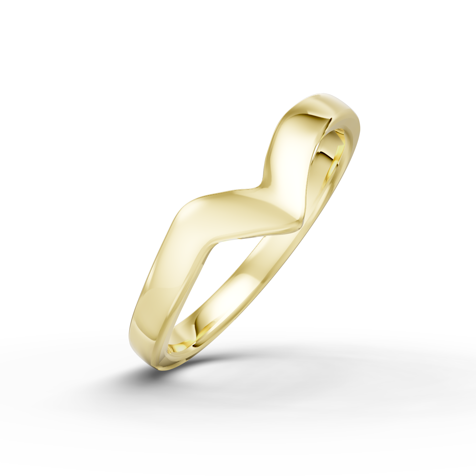 Shaped Wedding Band
