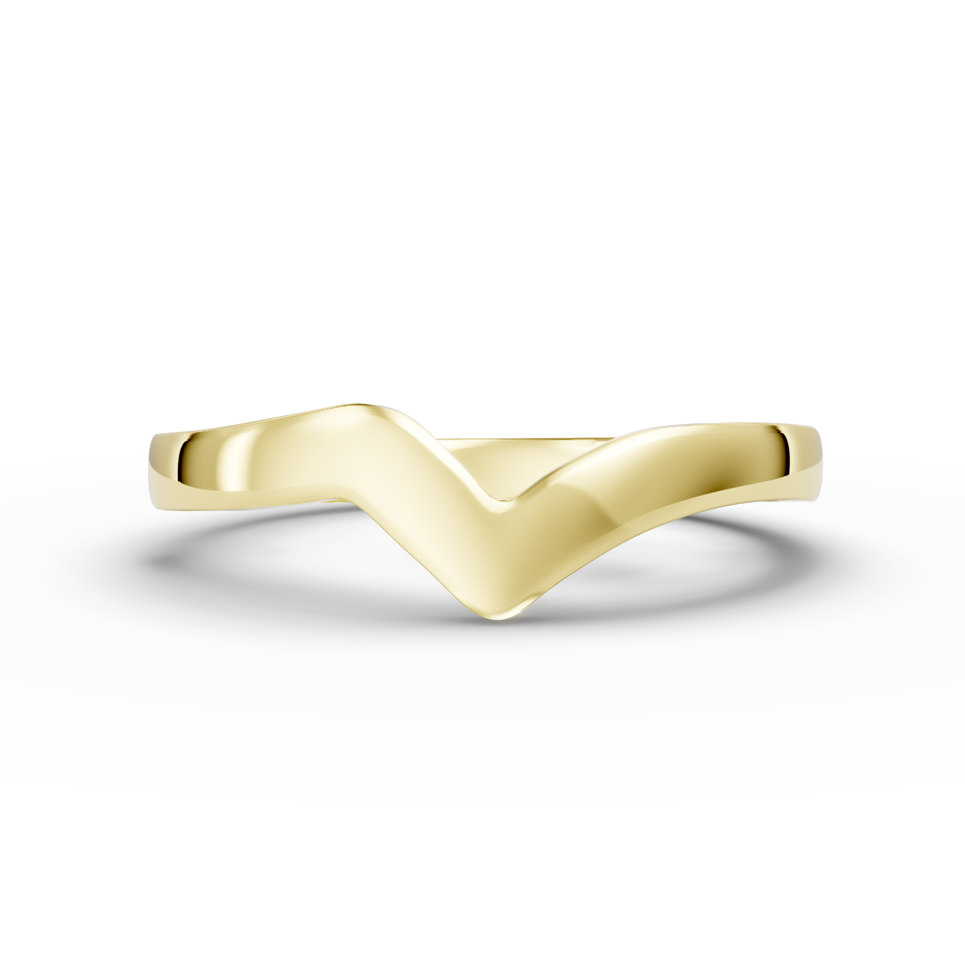 Shaped Wedding Band