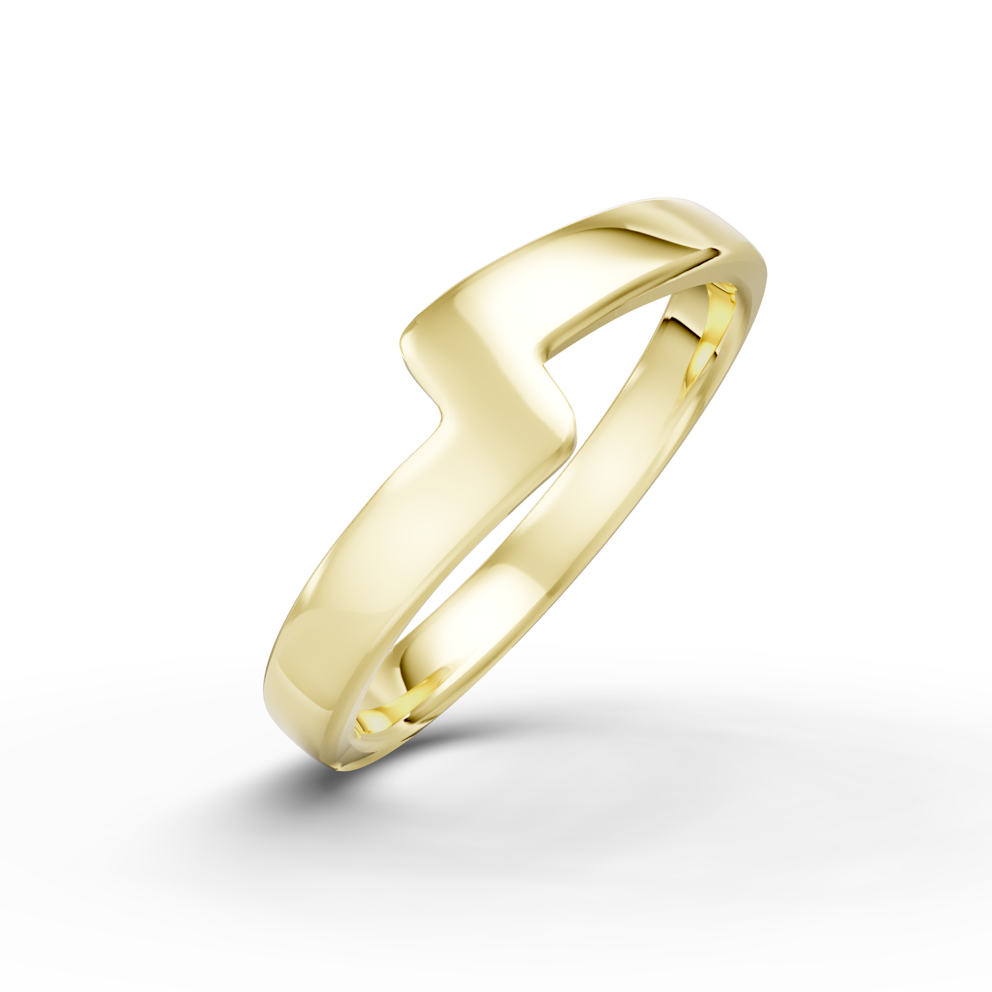 Shaped Wedding Band