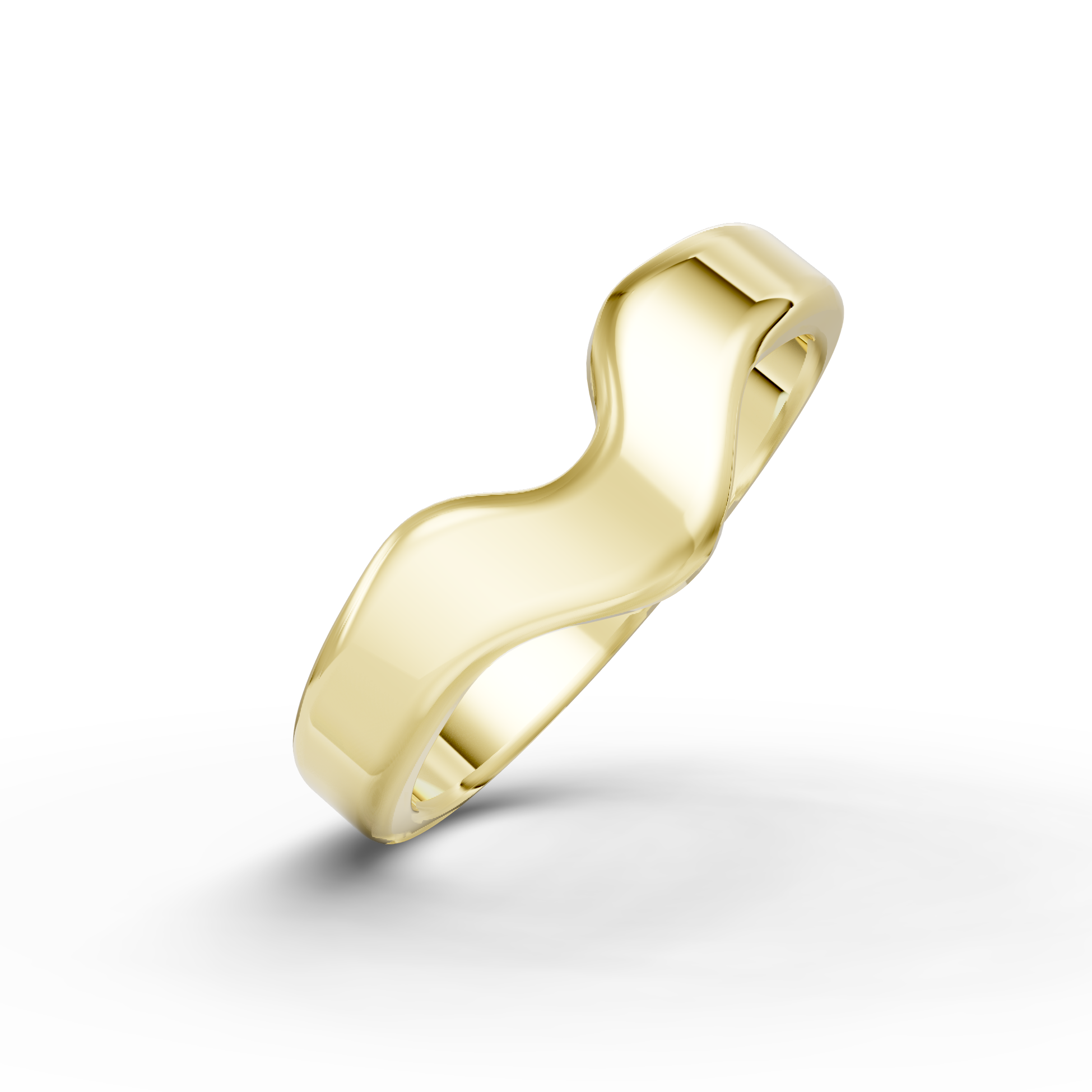 Shaped Wedding Band