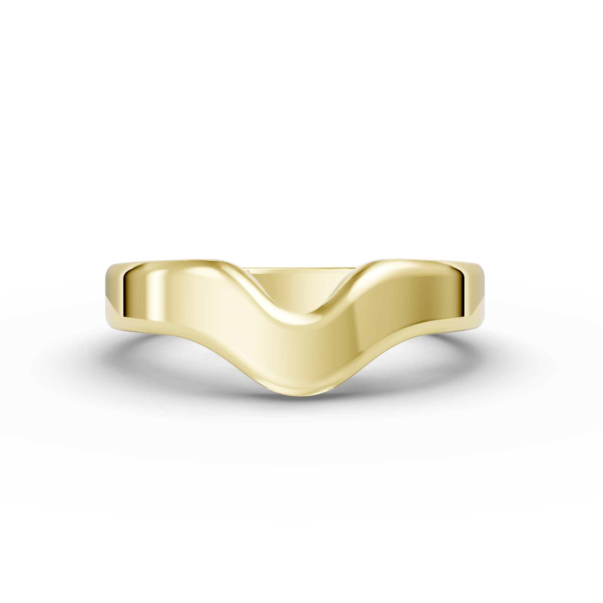Shaped Wedding Band