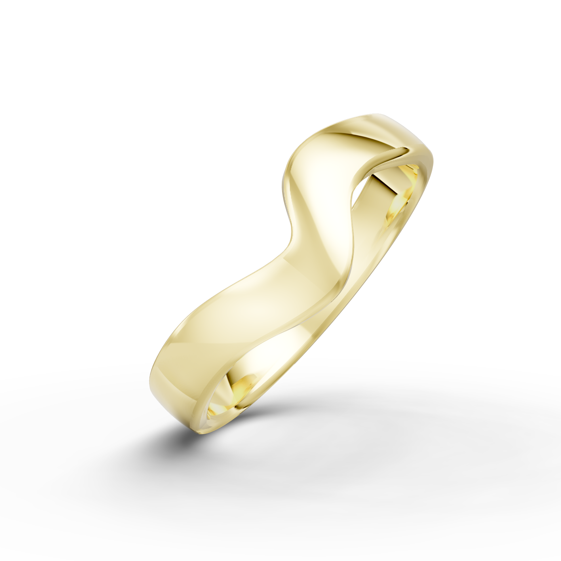 Shaped Wedding Band