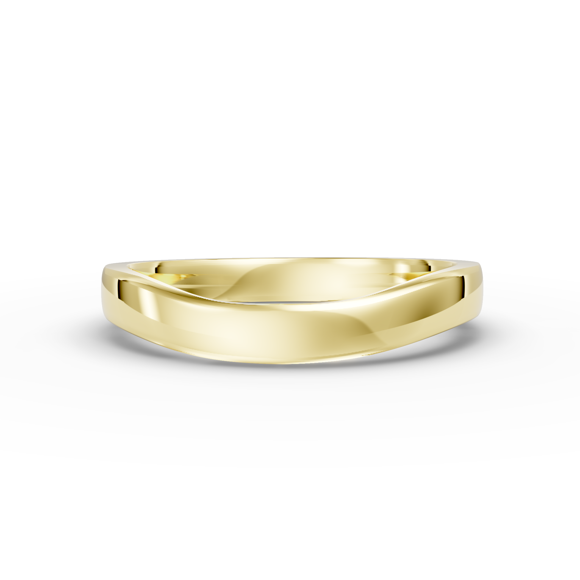 Shaped Wedding Band