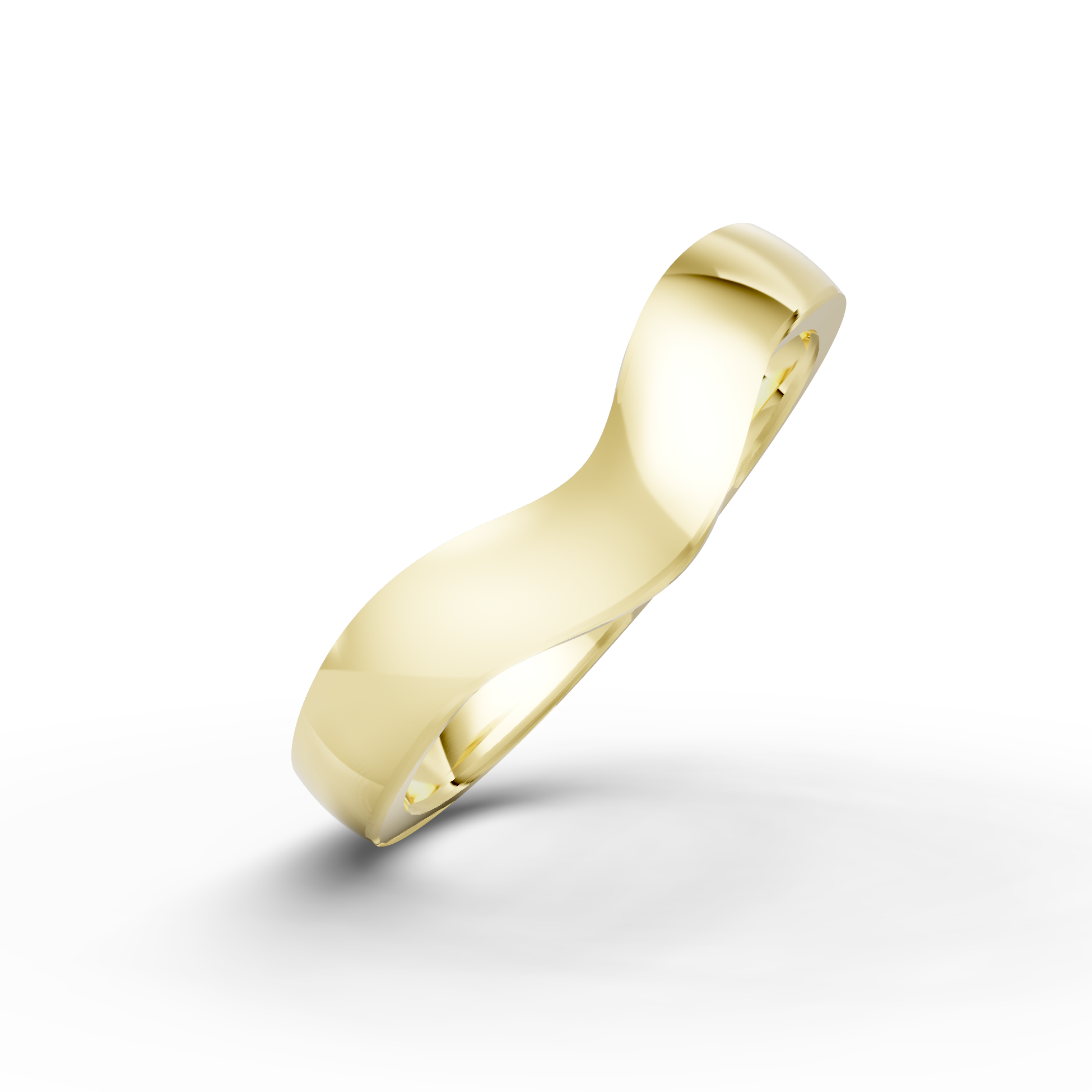 Shaped Wedding Band