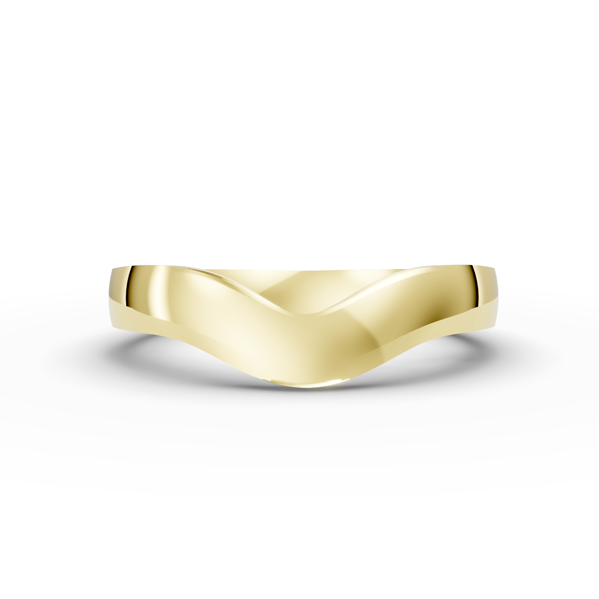 Shaped Wedding Band
