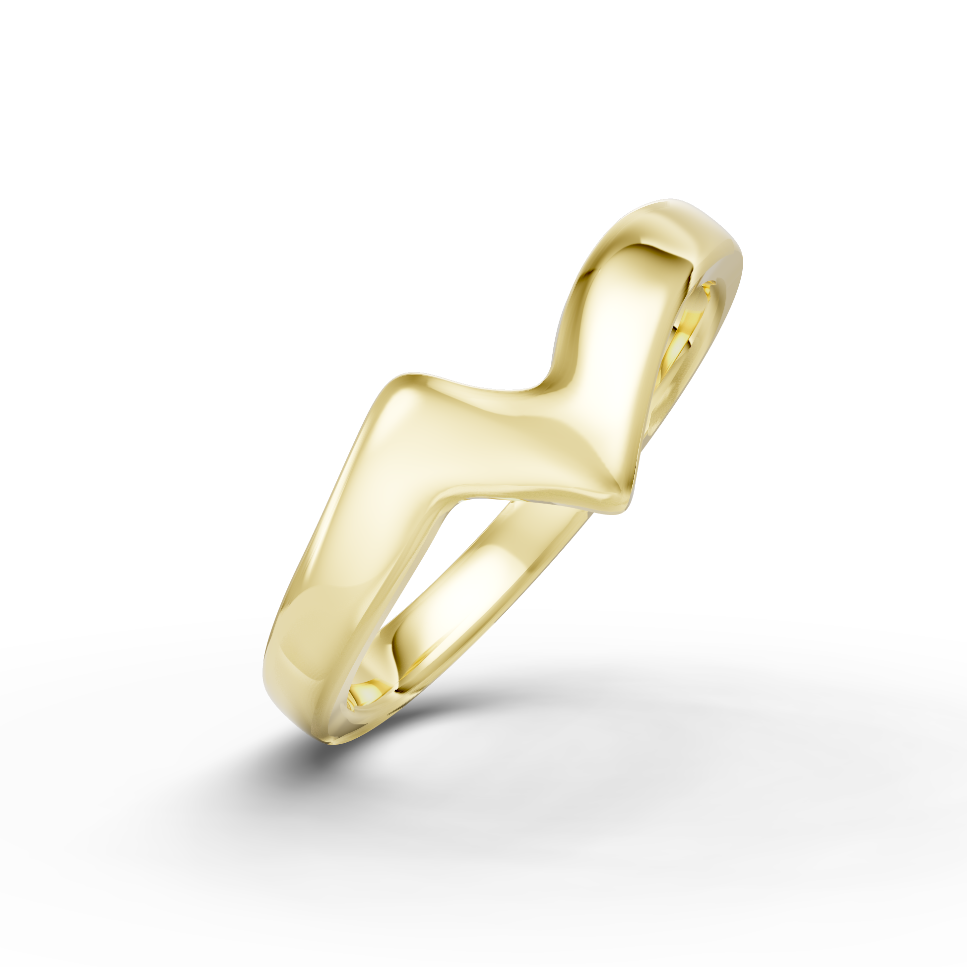 Shaped Wedding Band