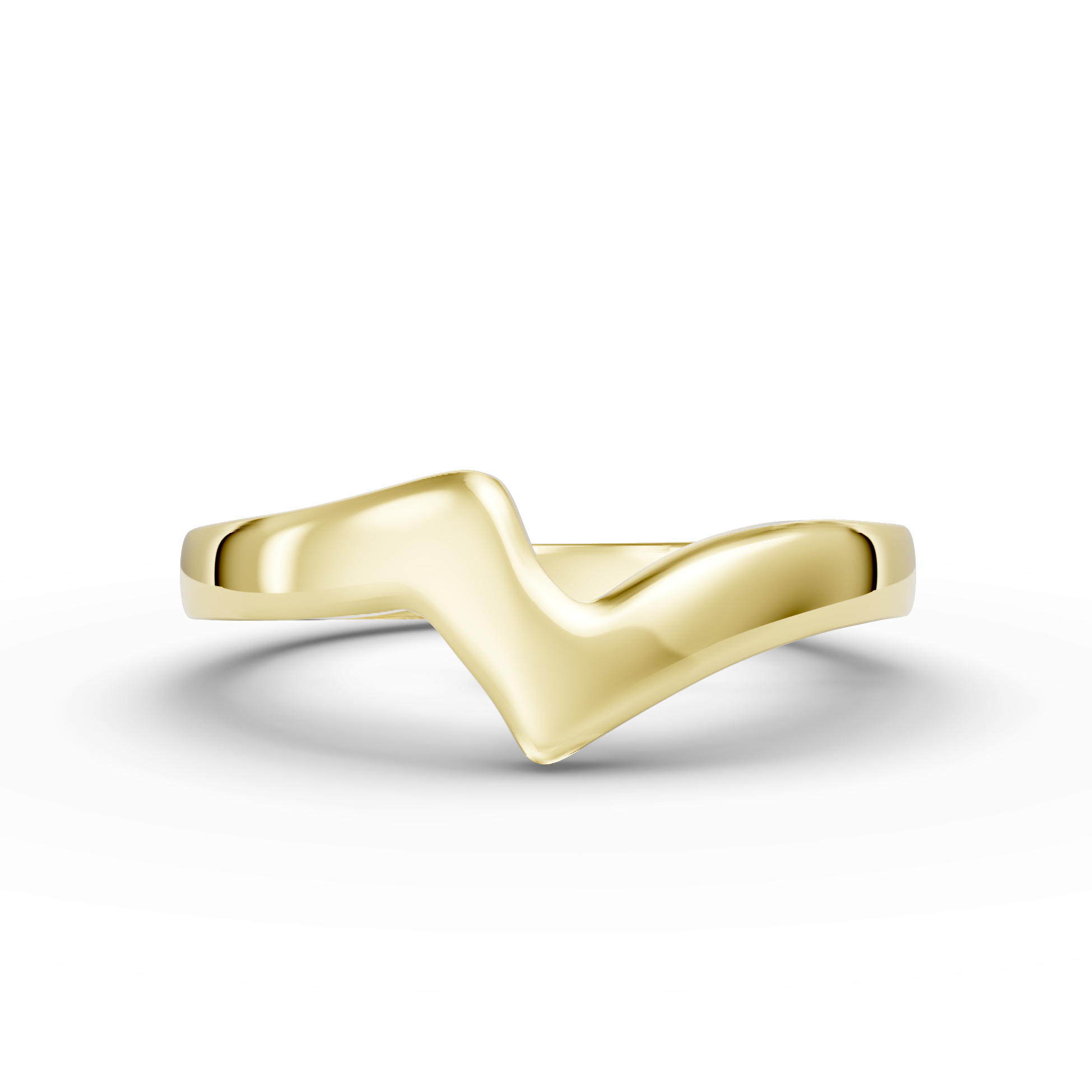 Shaped Wedding Band