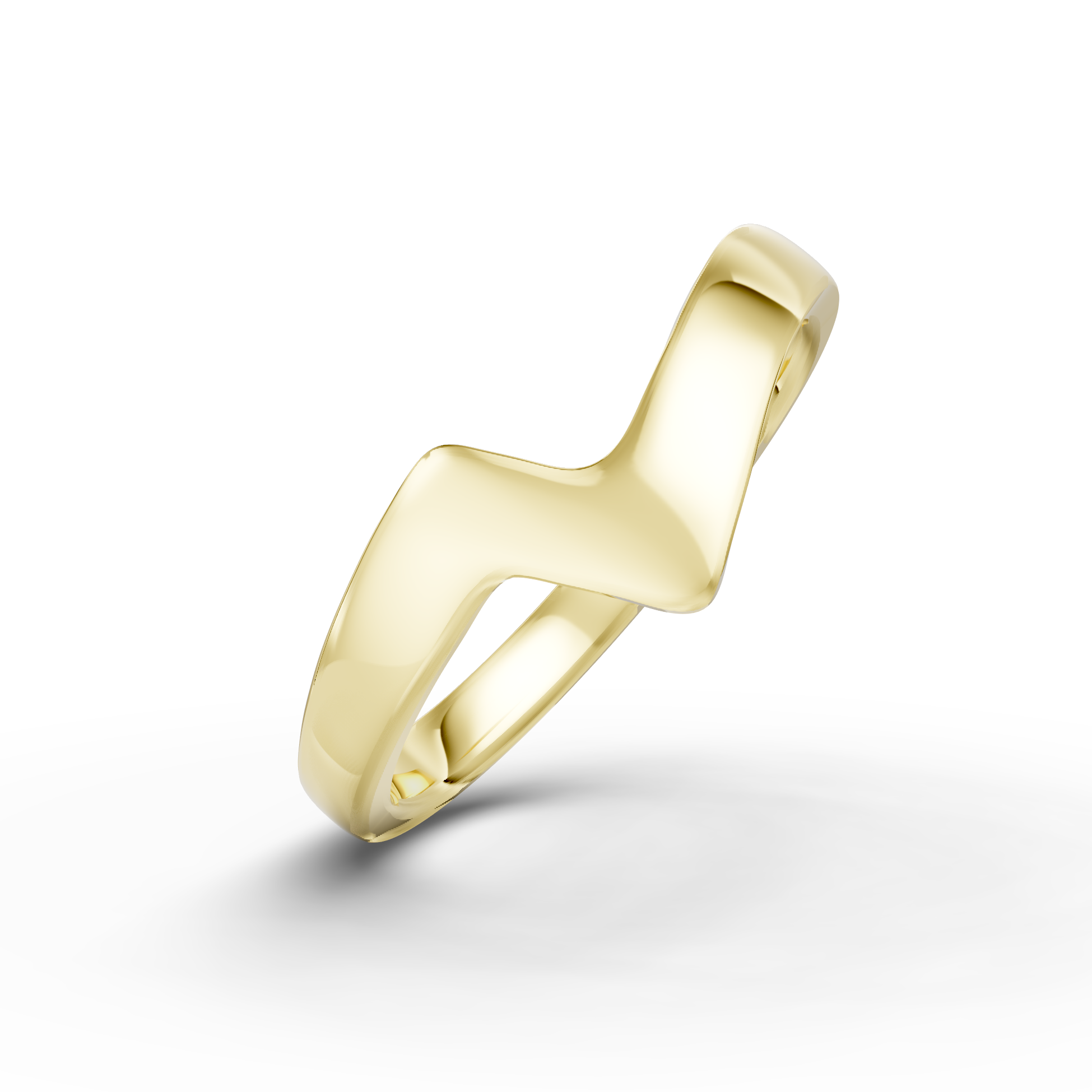 Shaped Wedding Band
