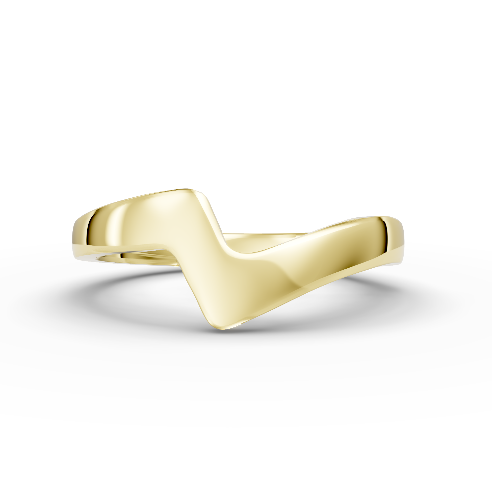Shaped Wedding Band