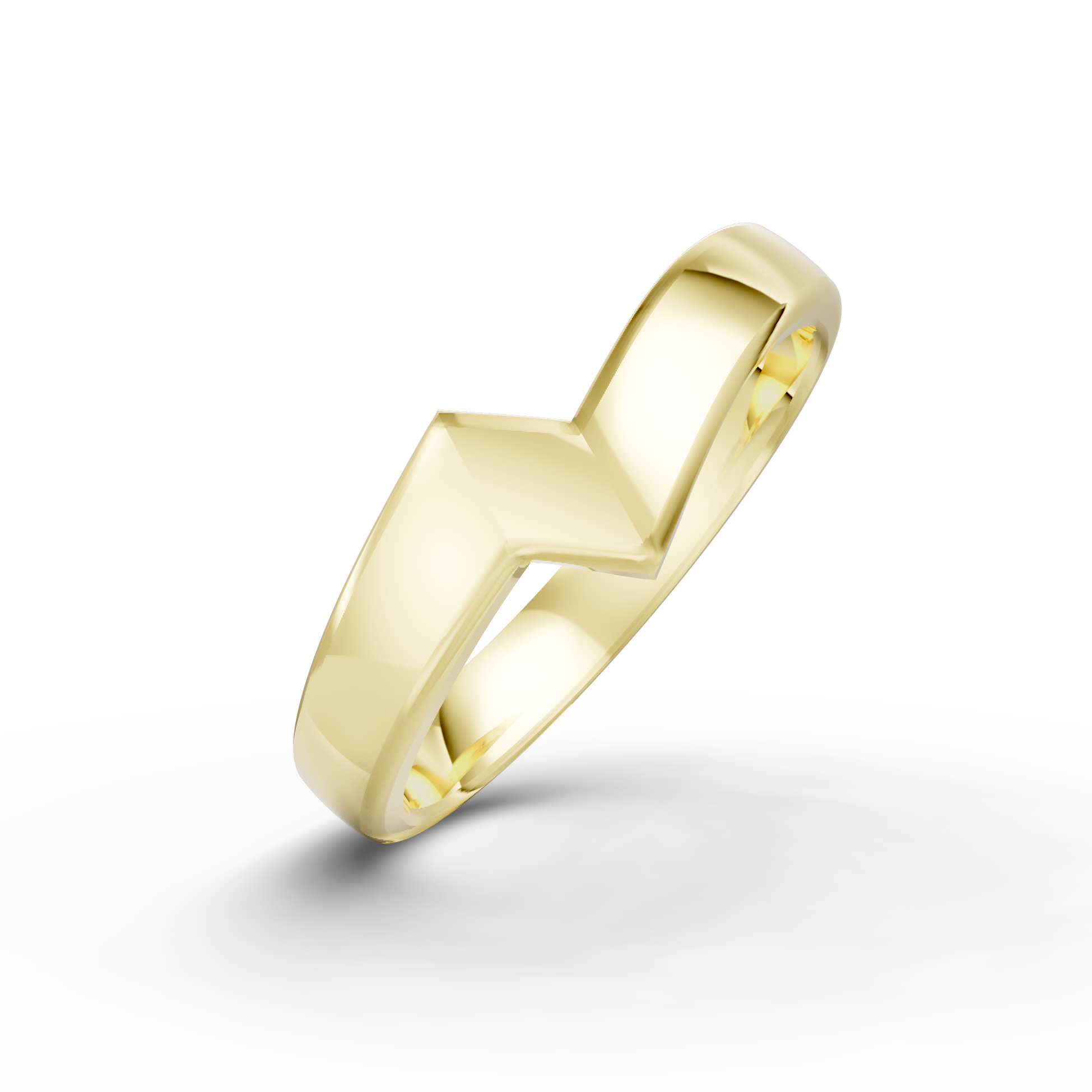 Shaped Wedding Band