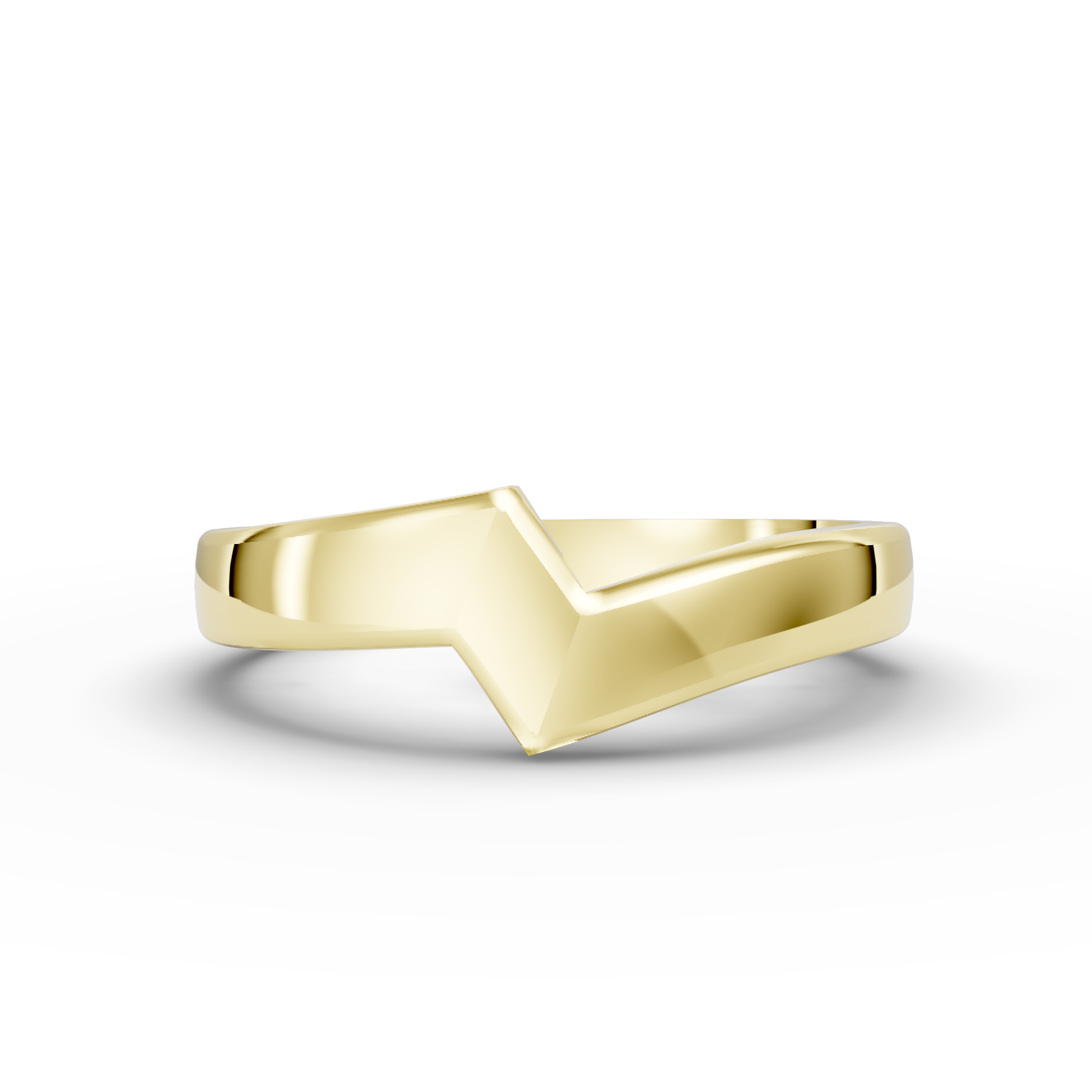 Shaped Wedding Band