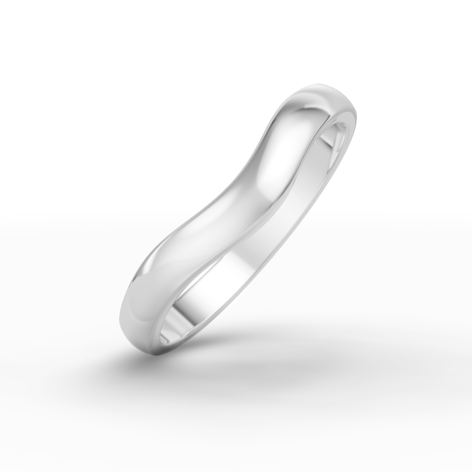 Shaped Wedding Band