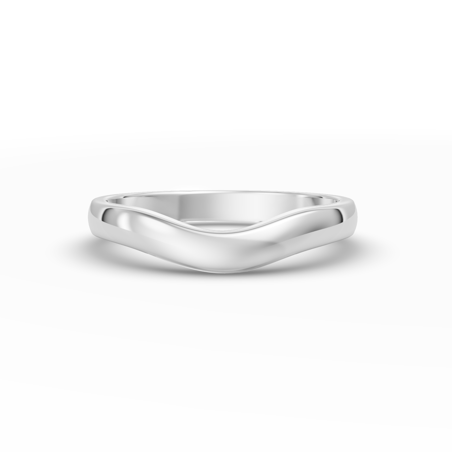 Shaped Wedding Band