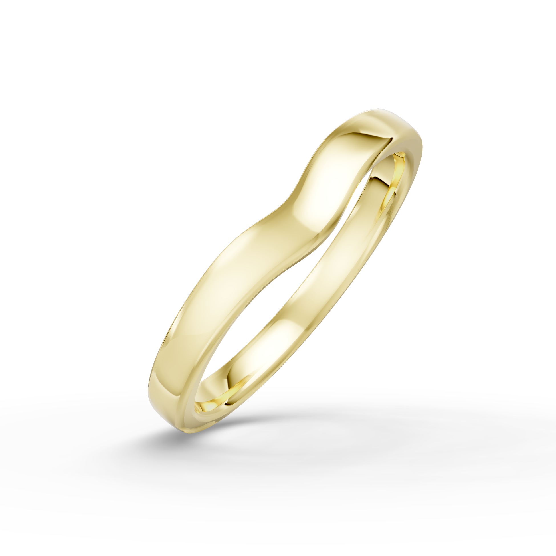 Shaped Wedding Band
