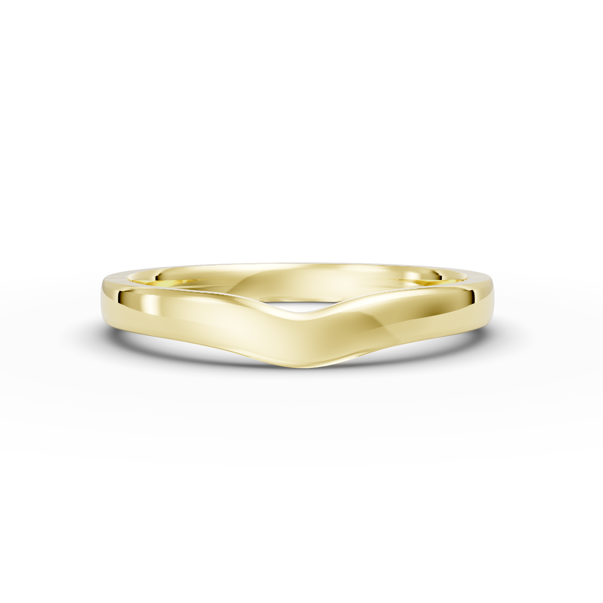 Shaped Wedding Band
