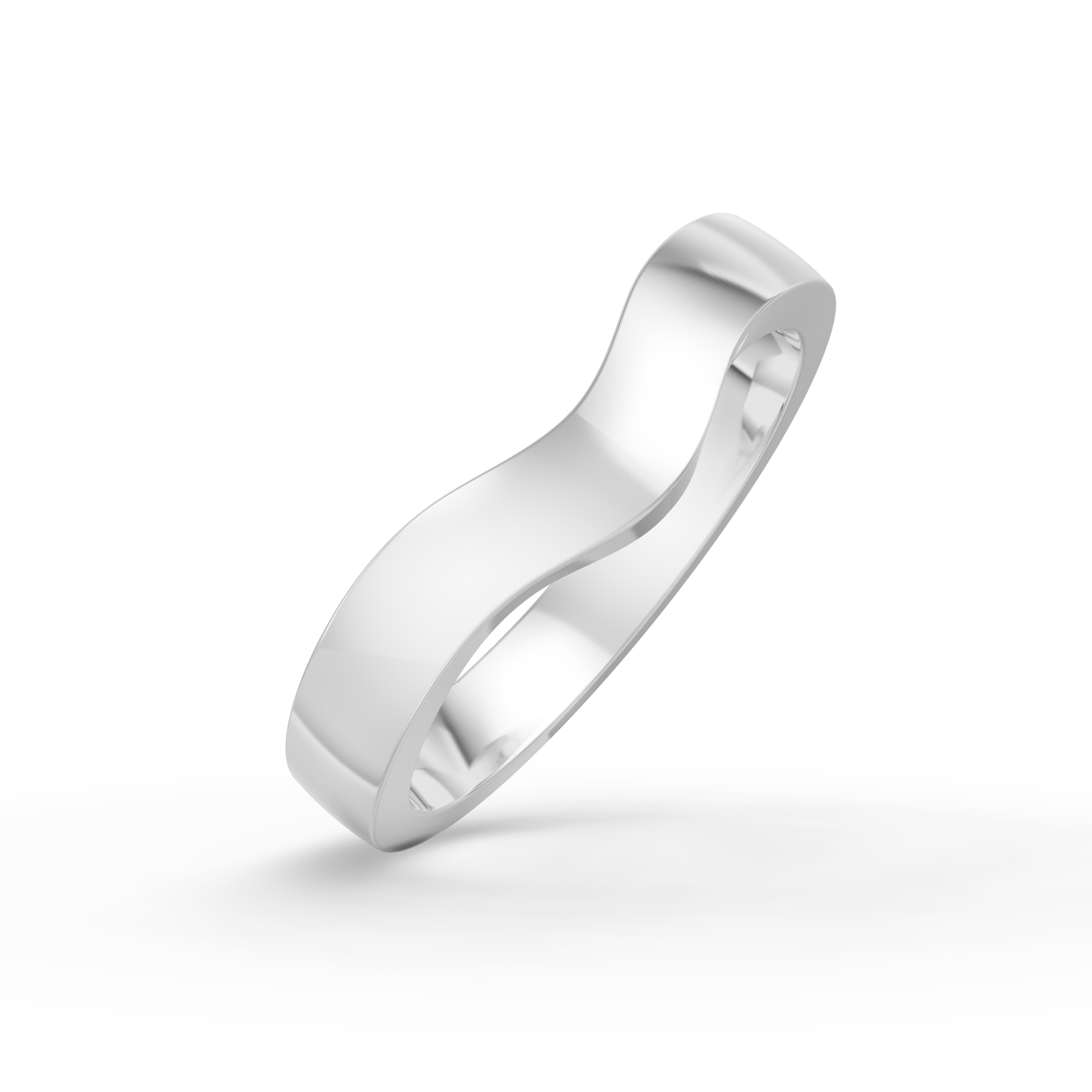 Shaped Wedding Band